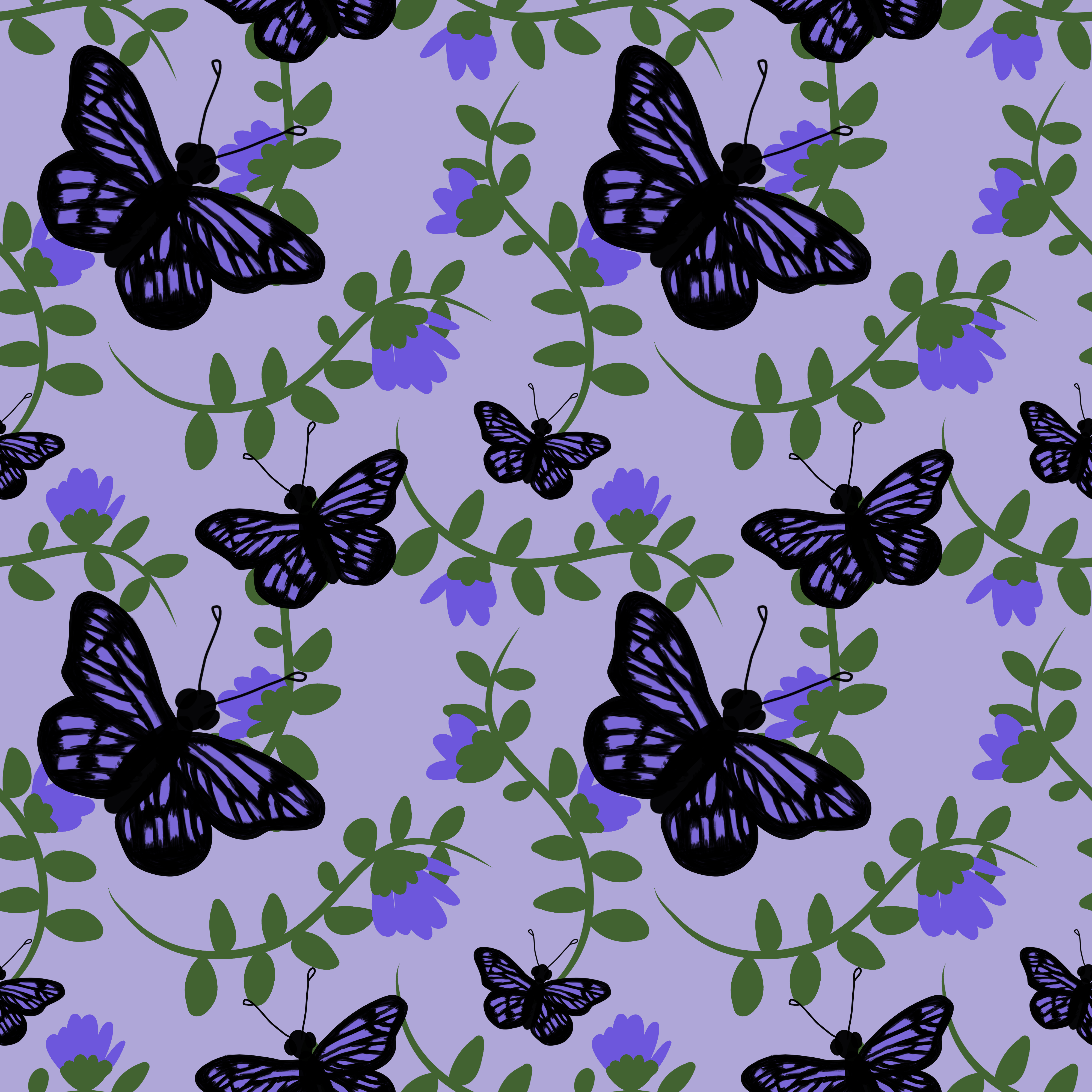 Butterfly Madness by Ashley Airey Butterfly Madness in Pattern & Surface Design Inspiration by Ashley Airey