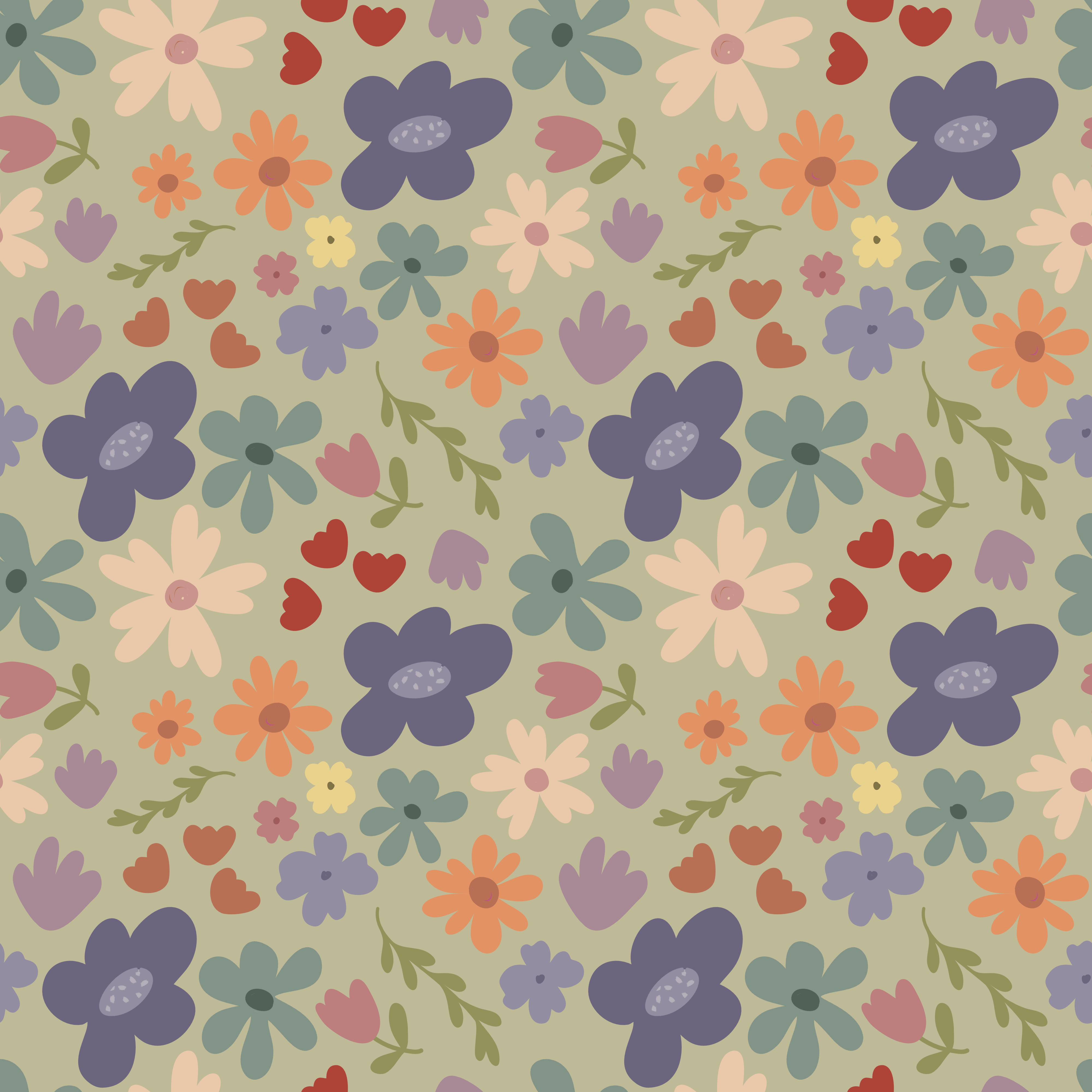 Muddy Frolic in Pattern & Surface Design Inspiration by Ashley Airey