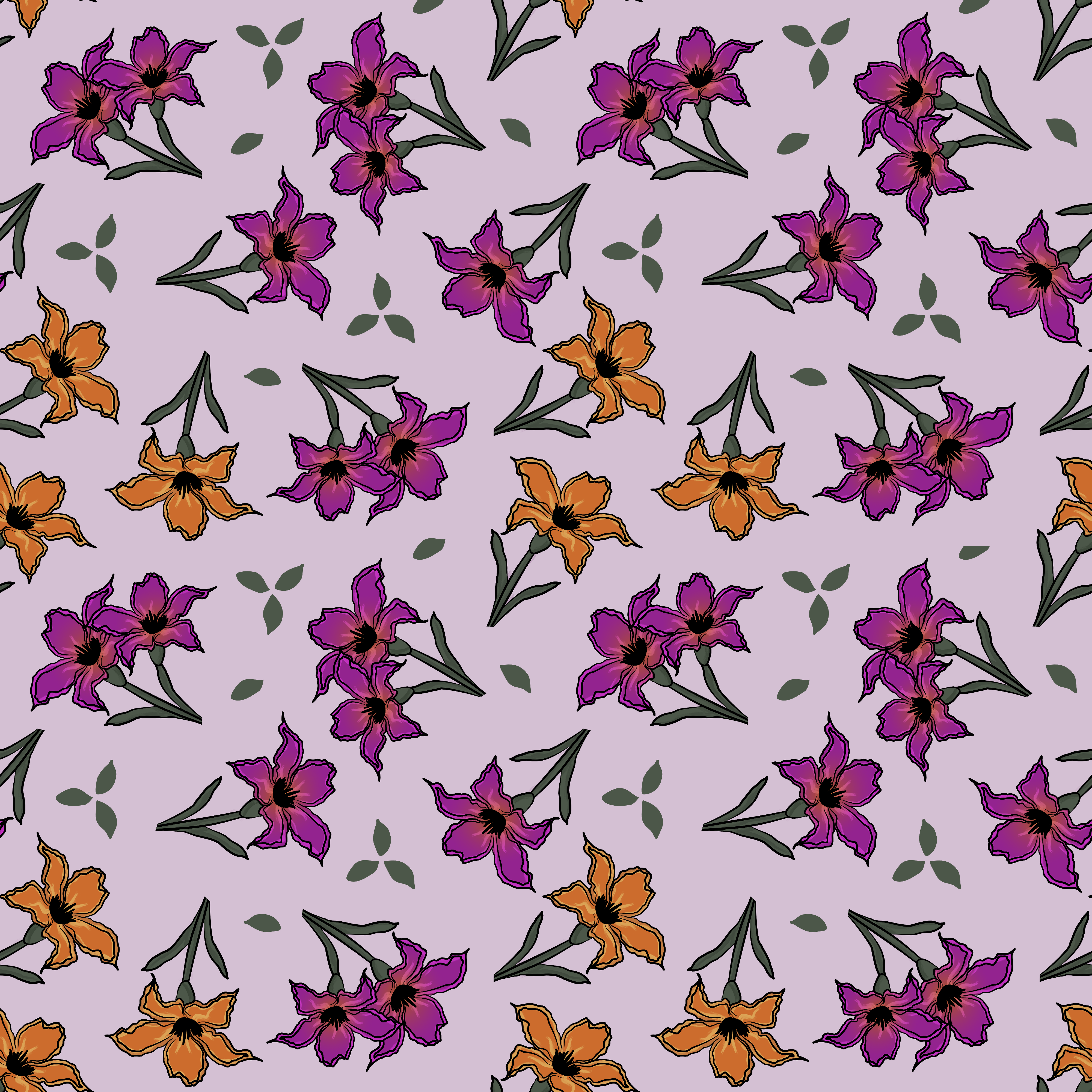 Springtime Sherbert by Ashley Airey Springtime Sherbert in Pattern & Surface Design Inspiration by Ashley Airey