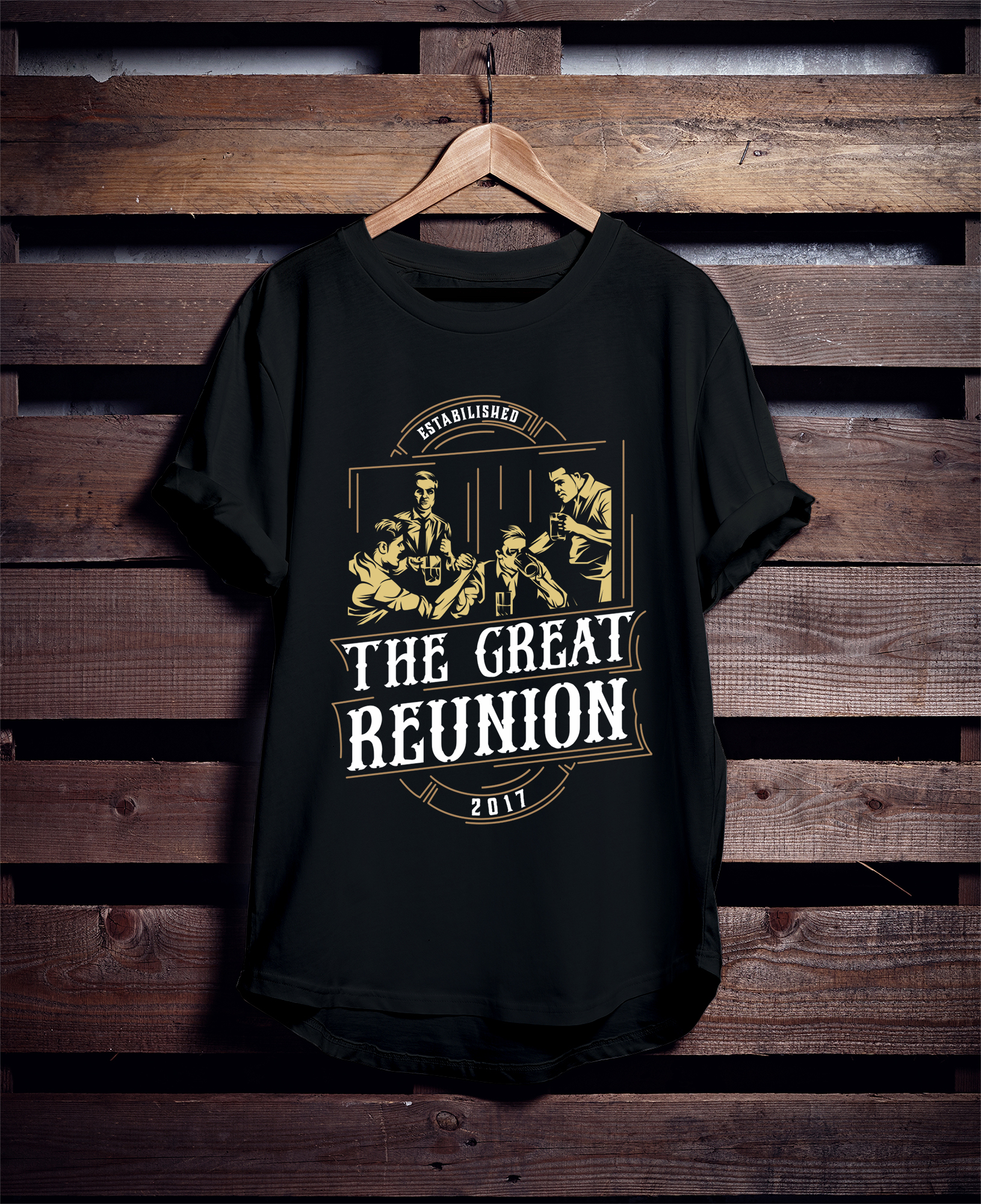 great reunion in T-Shirt Design Inspiration by Inov08