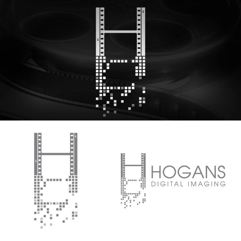 Hogans Digital Imaging by Collins Creative Hogans Digital Imaging in Logo Design Inspiration by Collins Creative