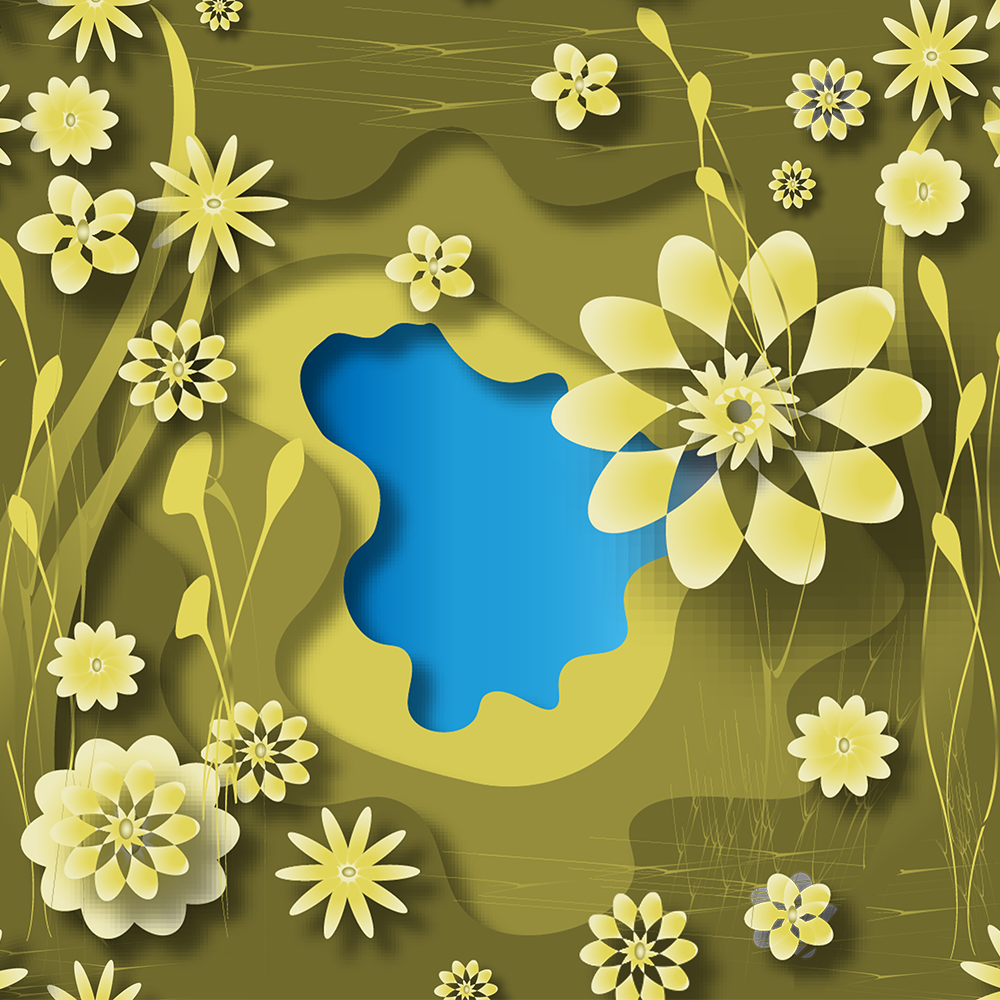 pattern cut lake and flowers by G99race pattern cut lake and flowers in Pattern & Surface Design Inspiration by G99race