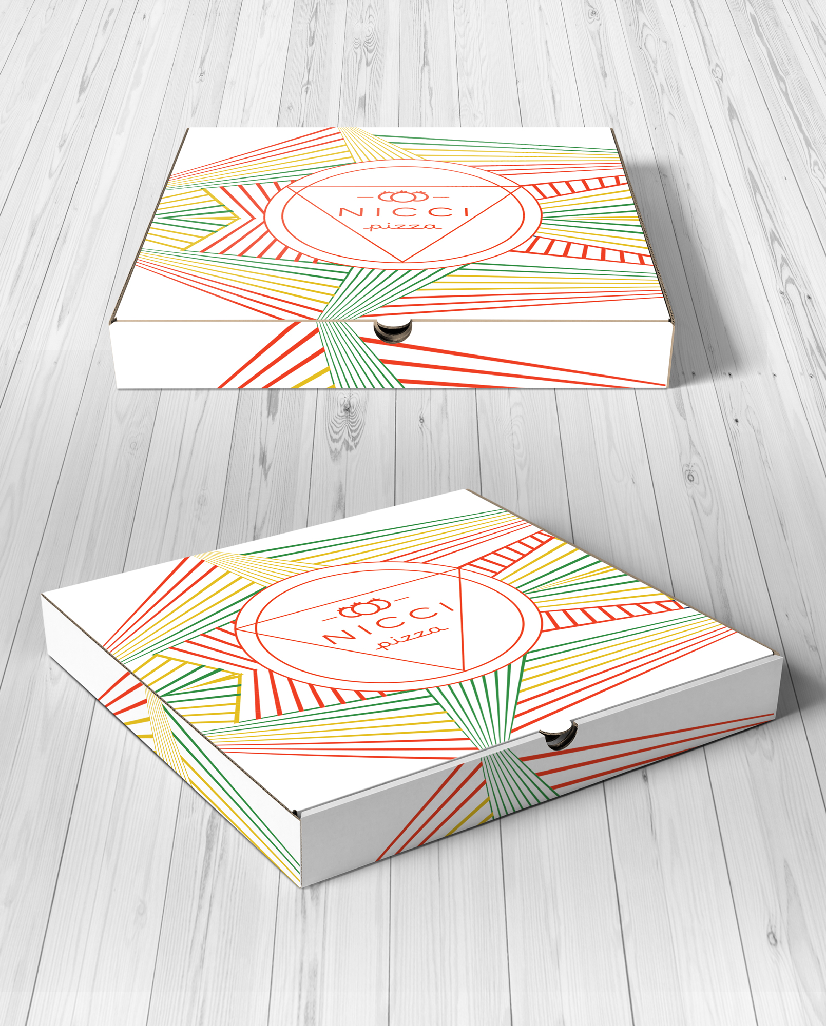 Pizza box design in Label Design Inspiration by Ana Devic