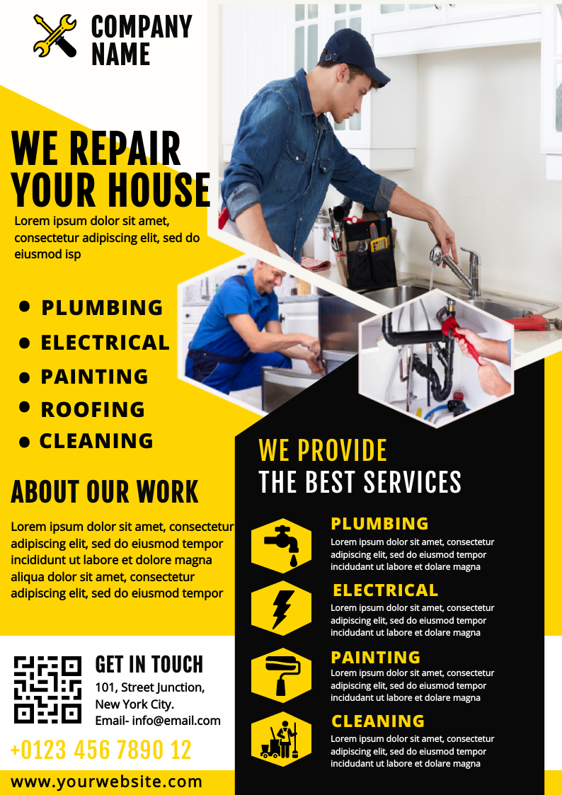 Business Promotion- Repair by Pr Creativity Business Promotion- Repair in Print flyer design Inspiration by Pr Creativity