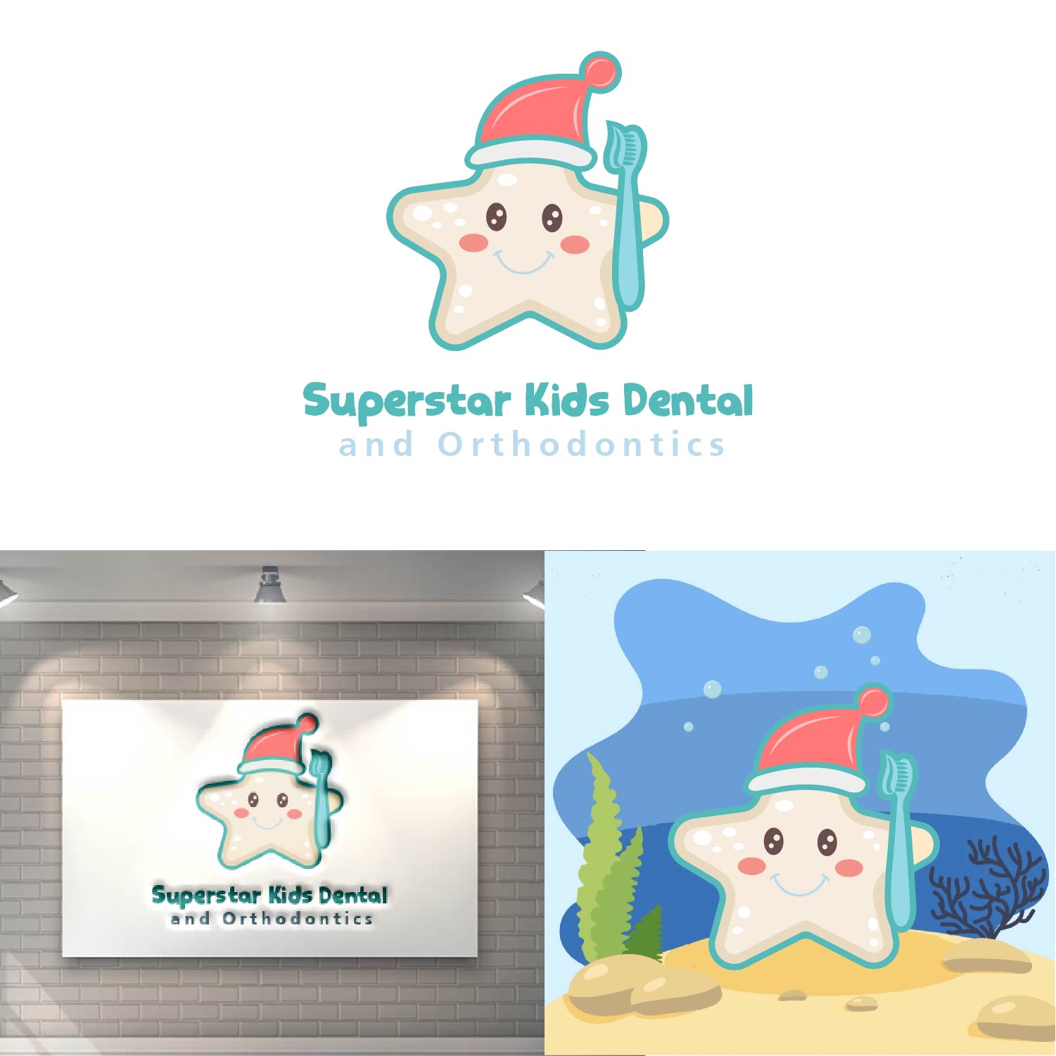 kids Dental by Zeshanali kids Dental in Logo Design Inspiration by Zeshanali