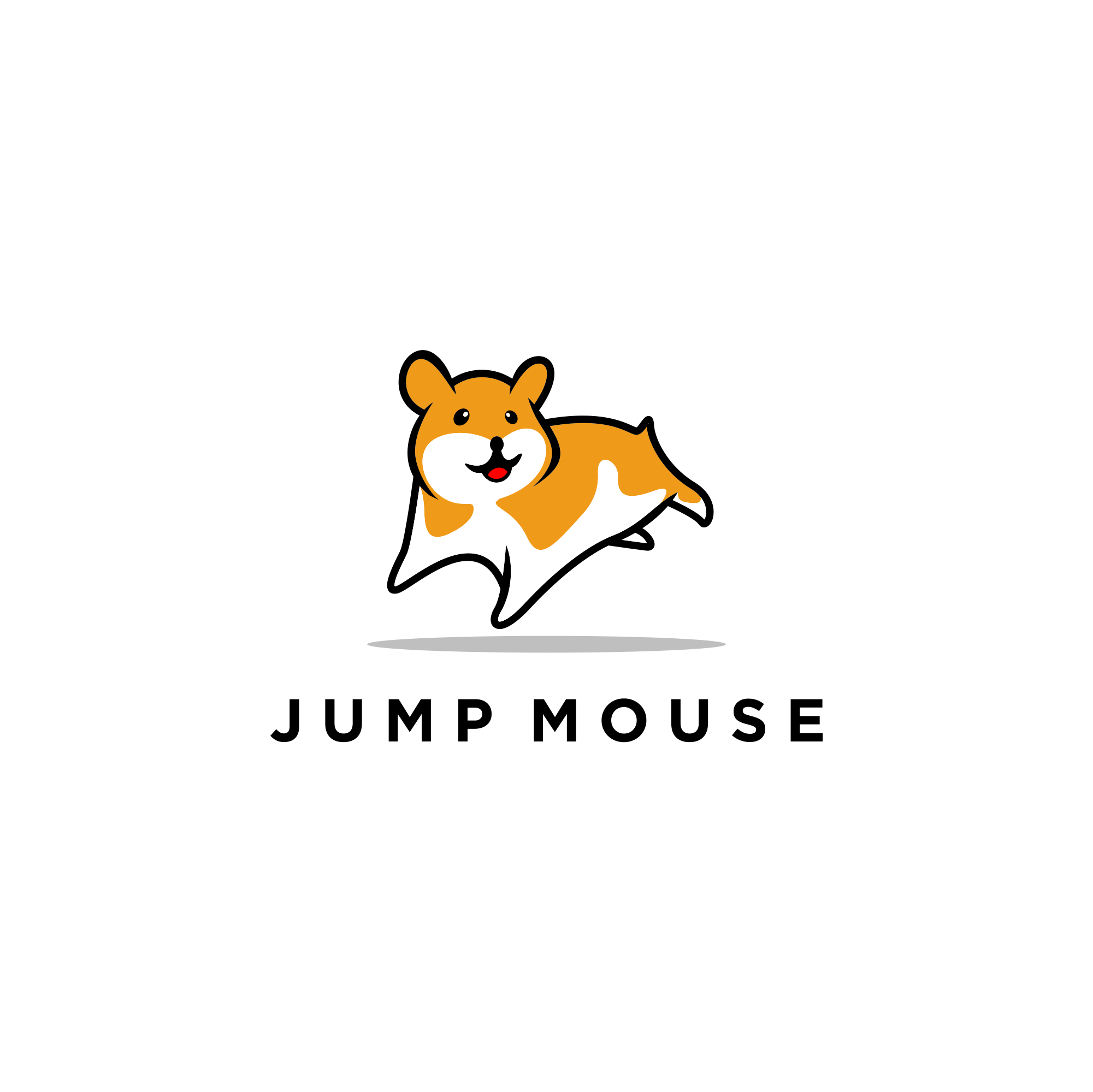 Jump Mouse Logo Design in Logo Design Inspiration by Fas Creative