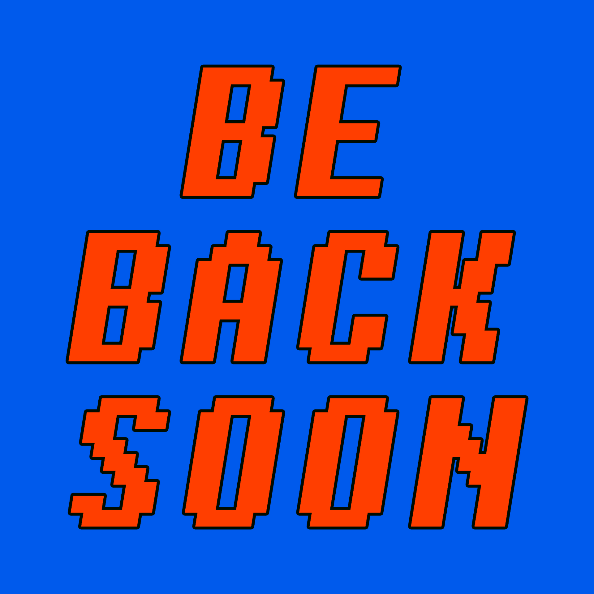 Be Back Soon by Edward Berridge Be Back Soon in Lettering Art Inspiration by Edward Berridge
