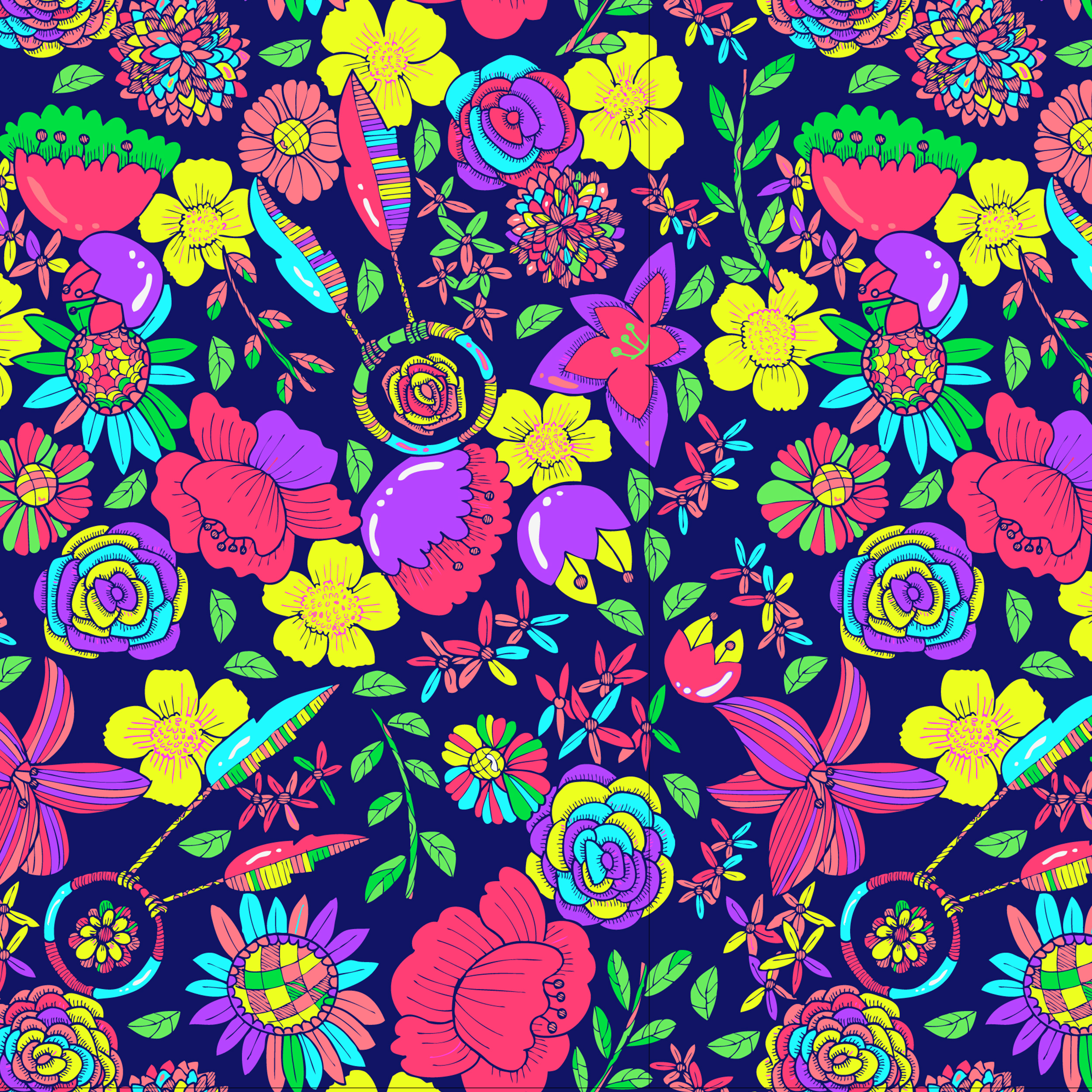 colourful doodle by Clara_bali colourful doodle in Illustration and Graphics Inspiration by Clara_bali