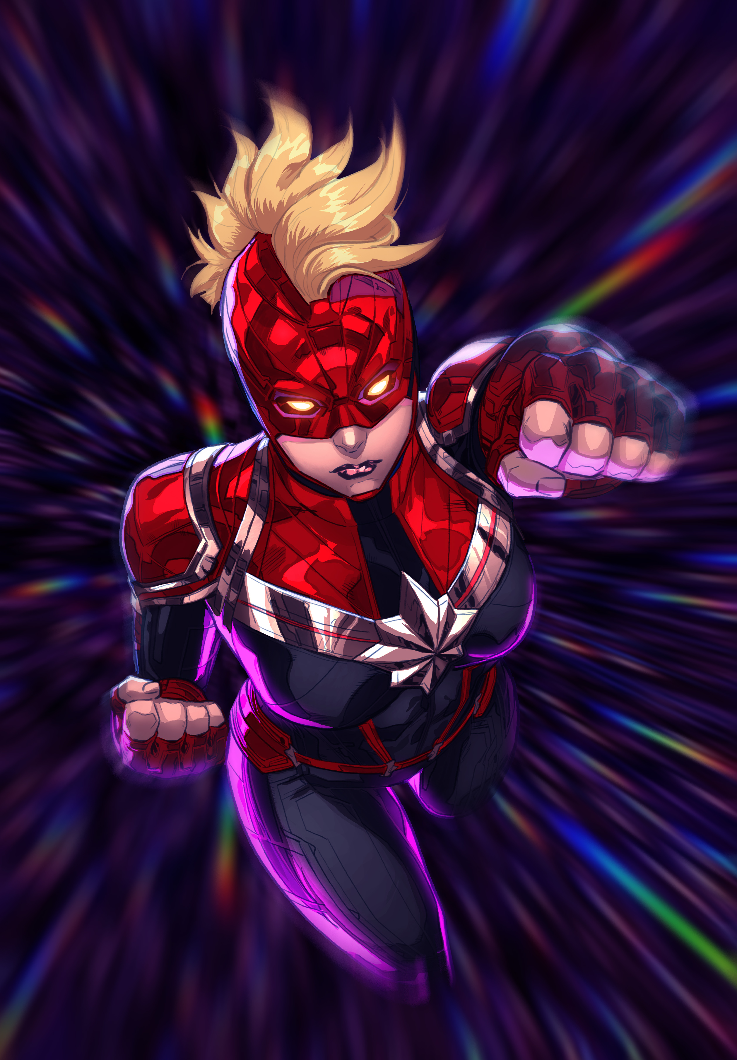 Captain marvel Fan art by Michael Balogun Captain marvel Fan art in Digital Art Inspiration by Michael Balogun
