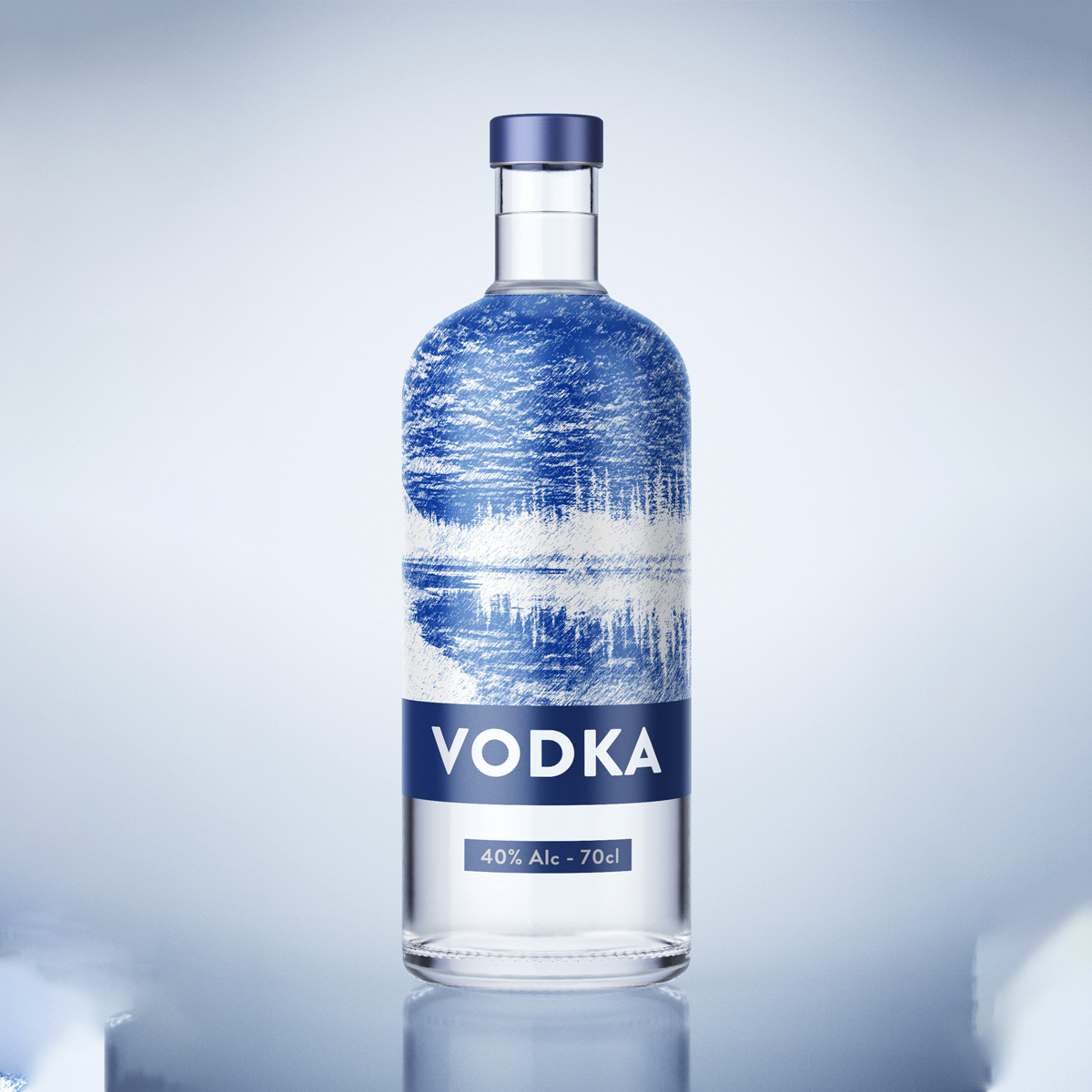 Vodka Bottle Label Design By Dsnhaus 488566 - Designhill