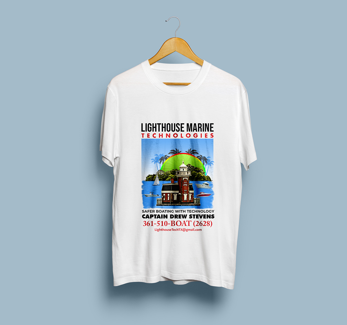 Light House Marine T-Shirt design in T-Shirt Design Inspiration by Dsnhaus