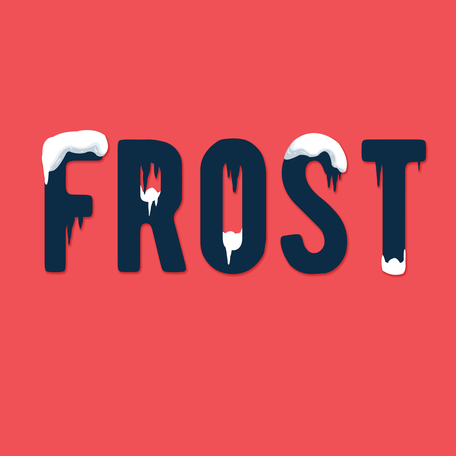 Frozen letters by Popsicle Media Frozen letters in Illustration and Graphics Inspiration by Popsicle Media