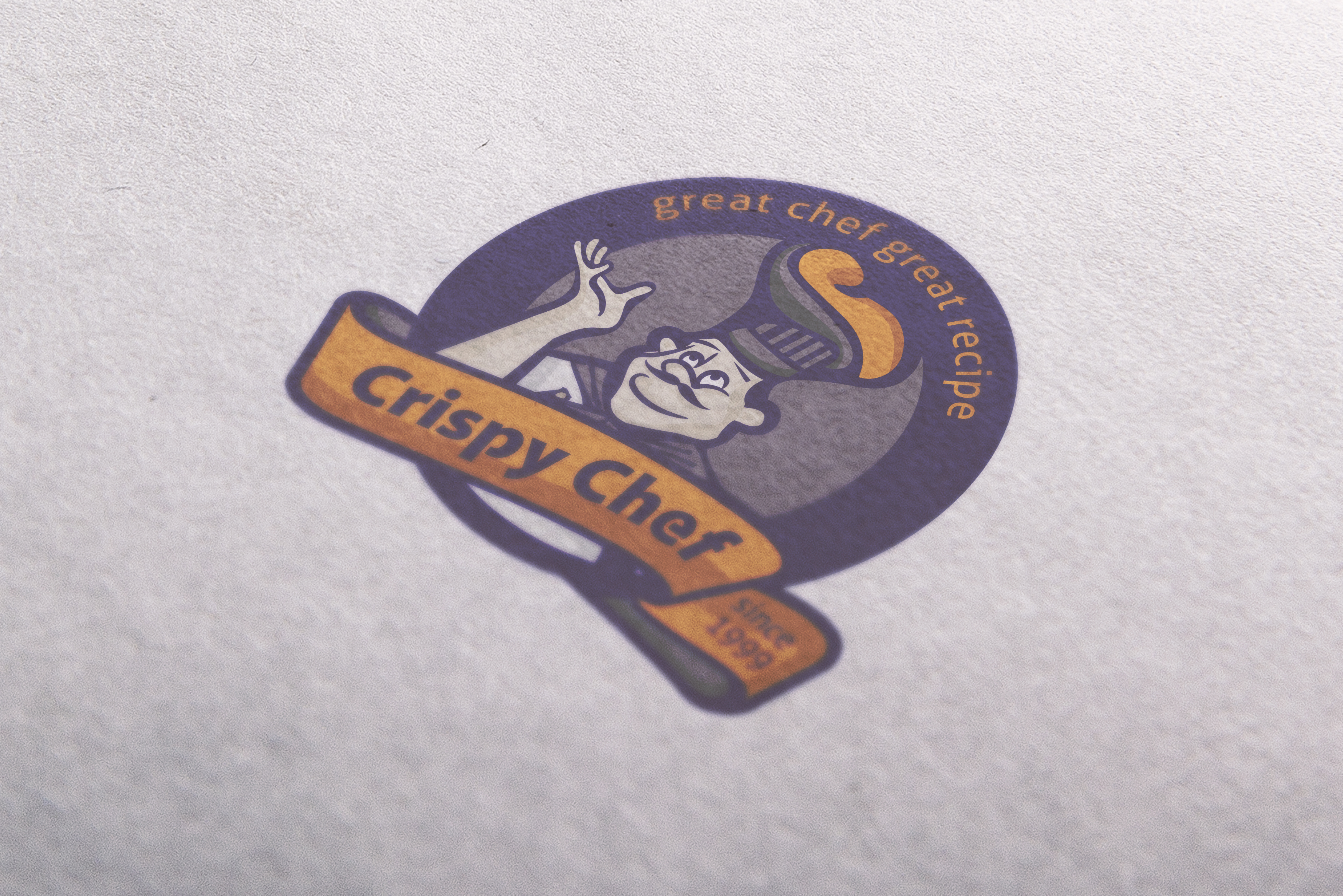 Crispy Chef by Cre8ivesense Crispy Chef in Logo & Brand Identity Inspiration by Cre8ivesense
