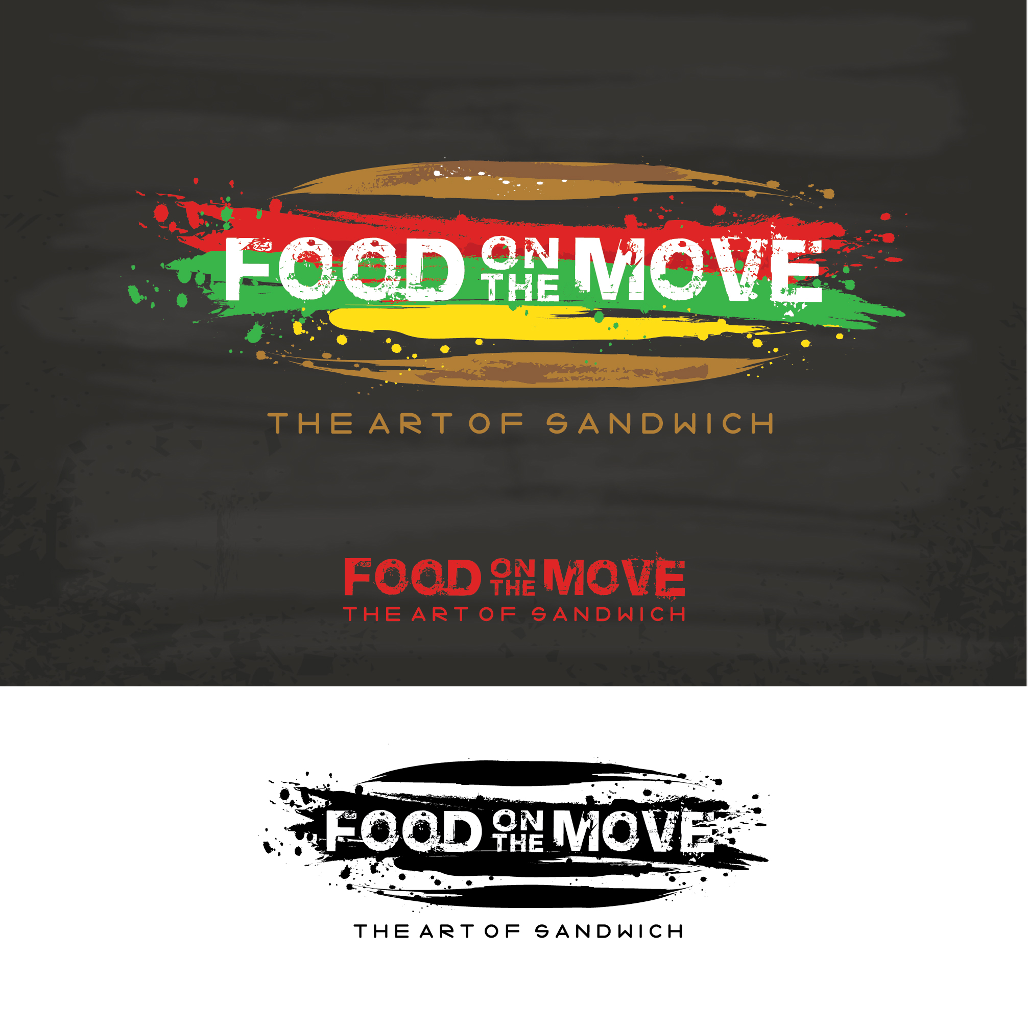 Food on the move LOGO by Inbar Cohen Food on the move LOGO in Advertisement Design Inspiration by Inbar Cohen