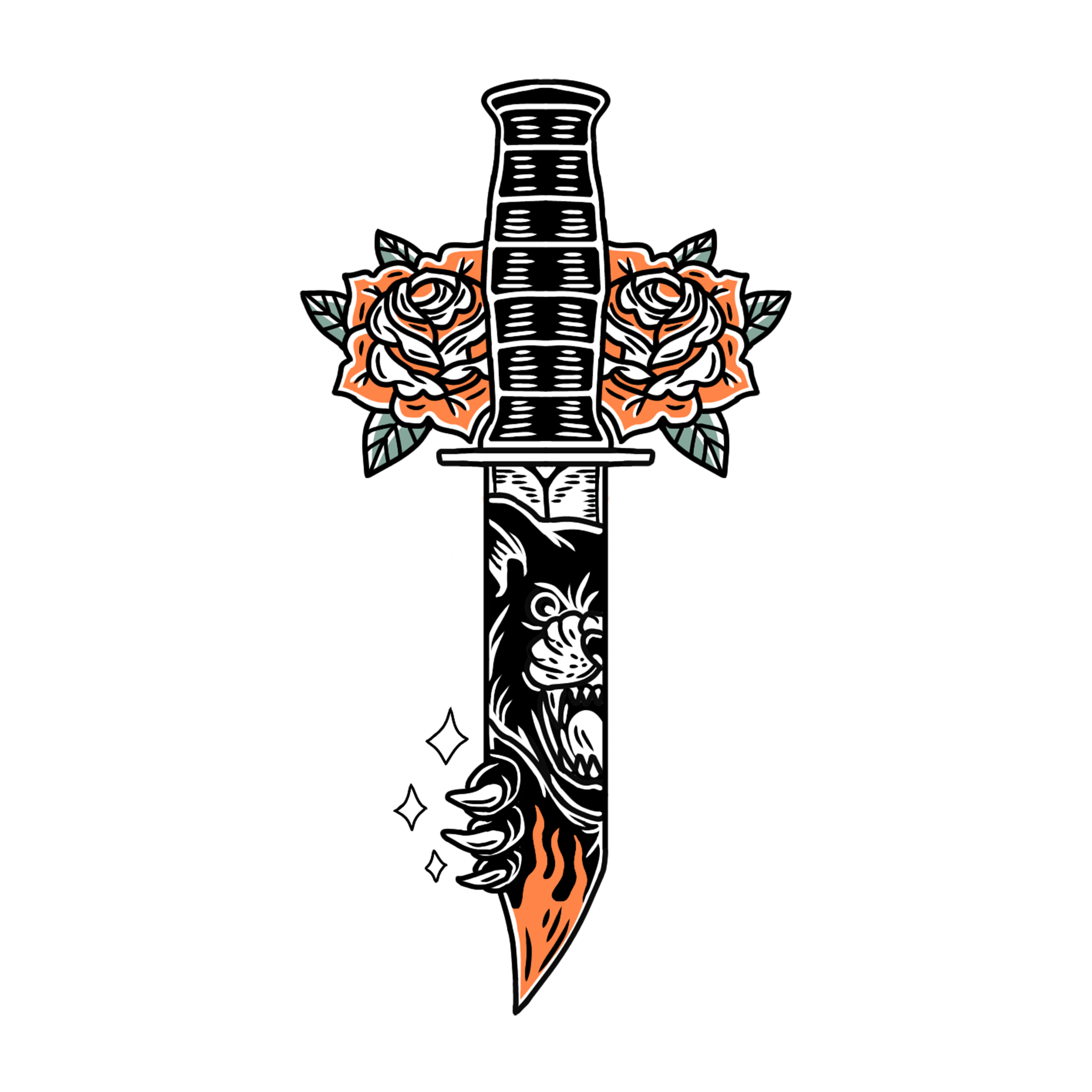 Black Shaka by Rurufi456 Black Shaka in T-Shirt Design Inspiration by Rurufi456