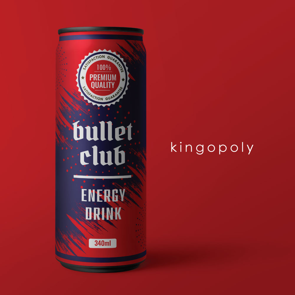 Energy drinks label by Kingopoly Energy drinks label in Label Design Inspiration by Kingopoly