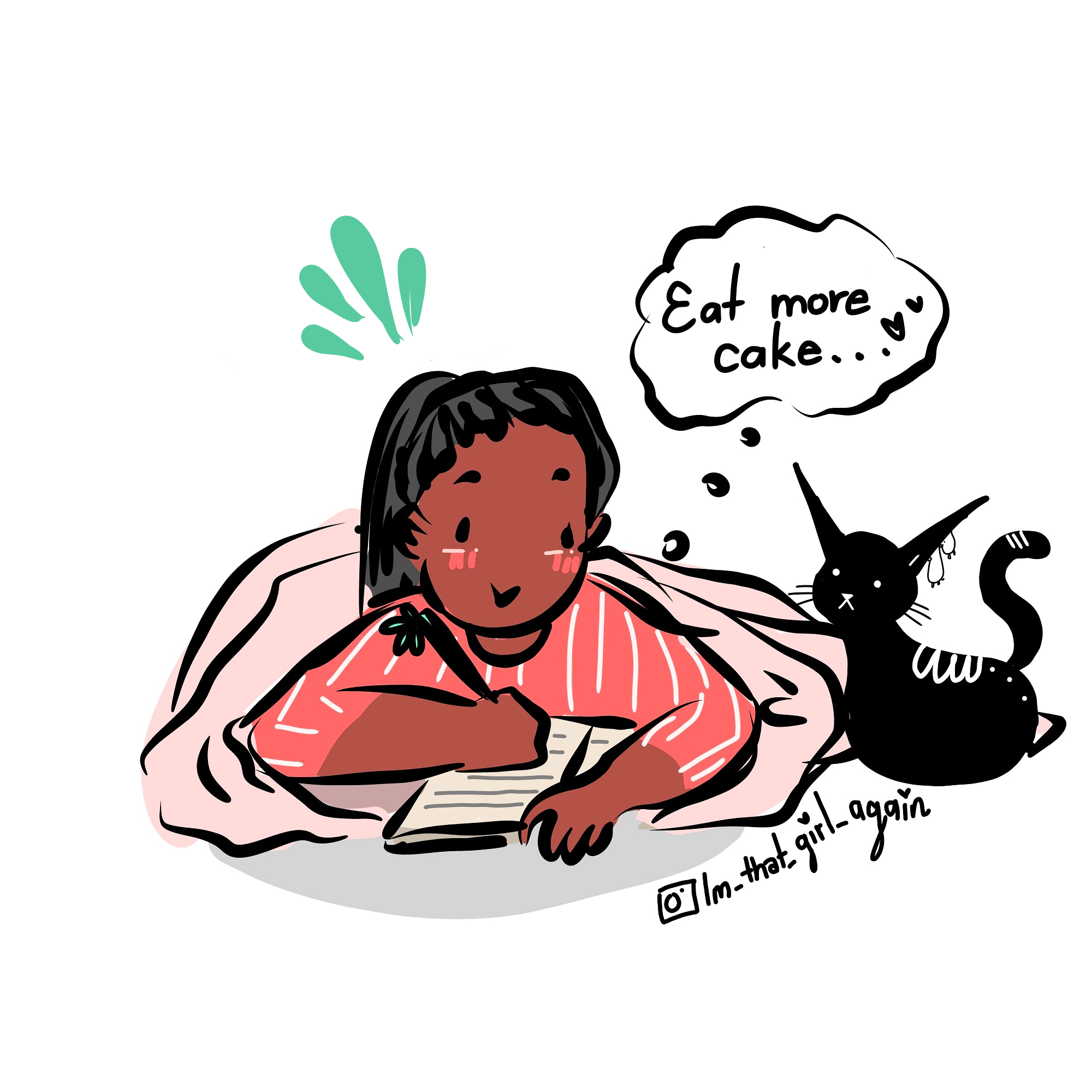 eat more cake! by Aa eat more cake! in Cartoon & Caricature Inspiration by Aa