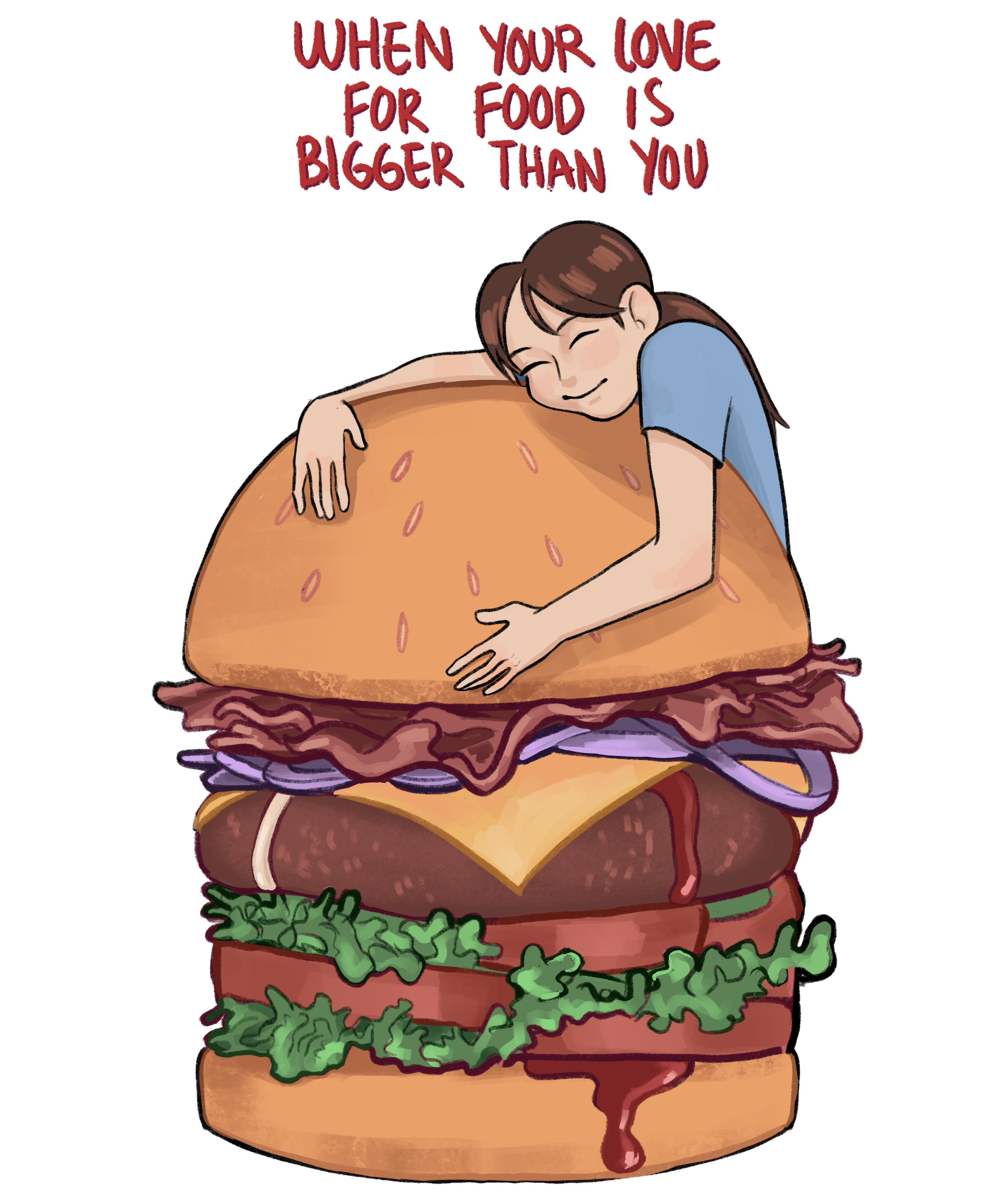 FOOD LOVE in Digital Art Inspiration by Isabela Díaz