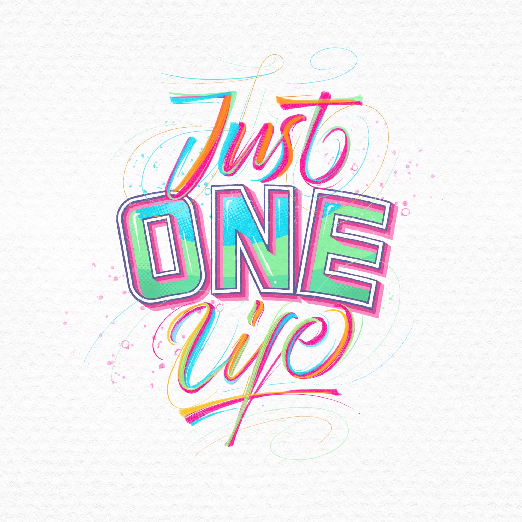 Just one life in Hand Lettering Inspiration by Damilola Orimoloye