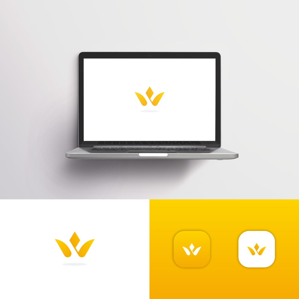 w crown logo by Cricket w crown logo in App Icon or button Design Inspiration by Cricket