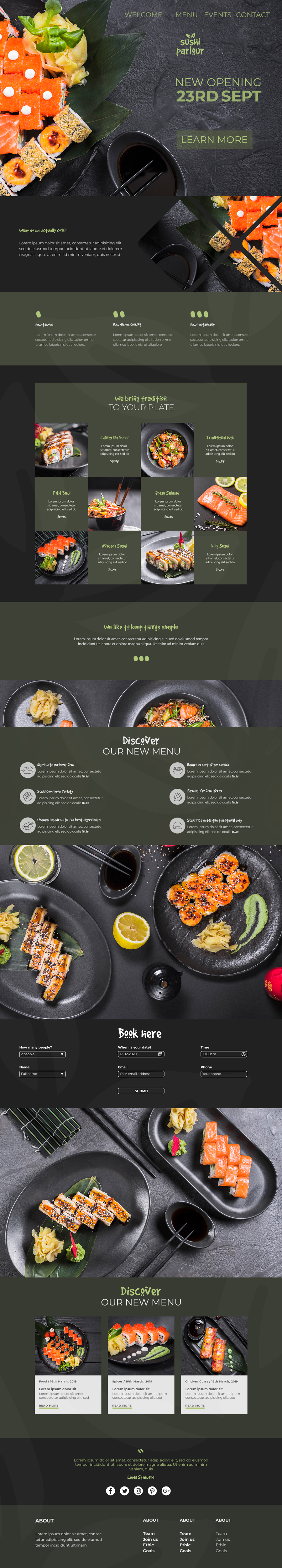 Restaurant website design professional,,, by Vevodesign Restaurant website design professional,,, in Website Design Inspiration by Vevodesign