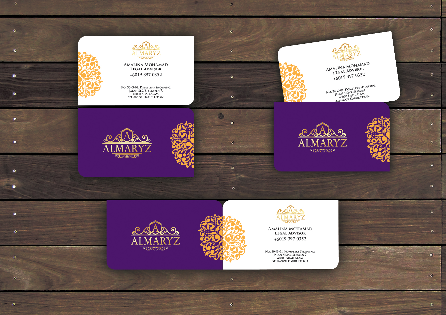 Business card by Ni2amme Business card in Business Card Design Inspiration by Ni2amme