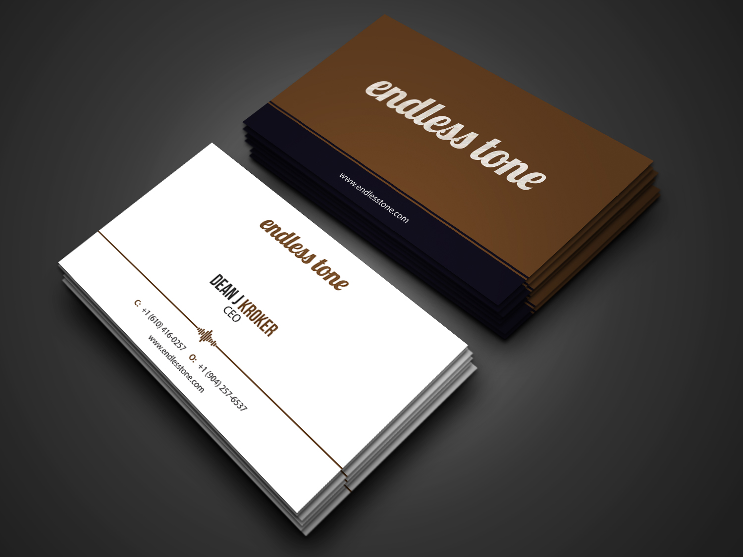 Simple and elegant music related business card in Business Card Design Inspiration by Aminul Islam