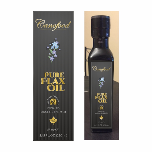 Label flax oil by Vladislav Popov Label flax oil in Label Design Inspiration by Vladislav Popov