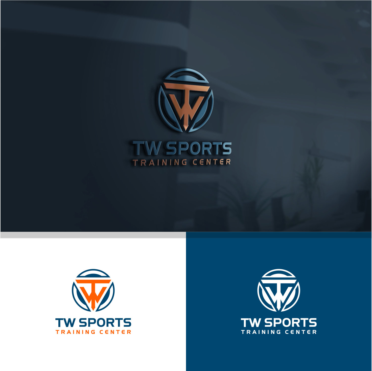 TW Sports Training Center Logo Design by Malikart TW Sports Training Center Logo Design in Logo Design Inspiration by Malikart
