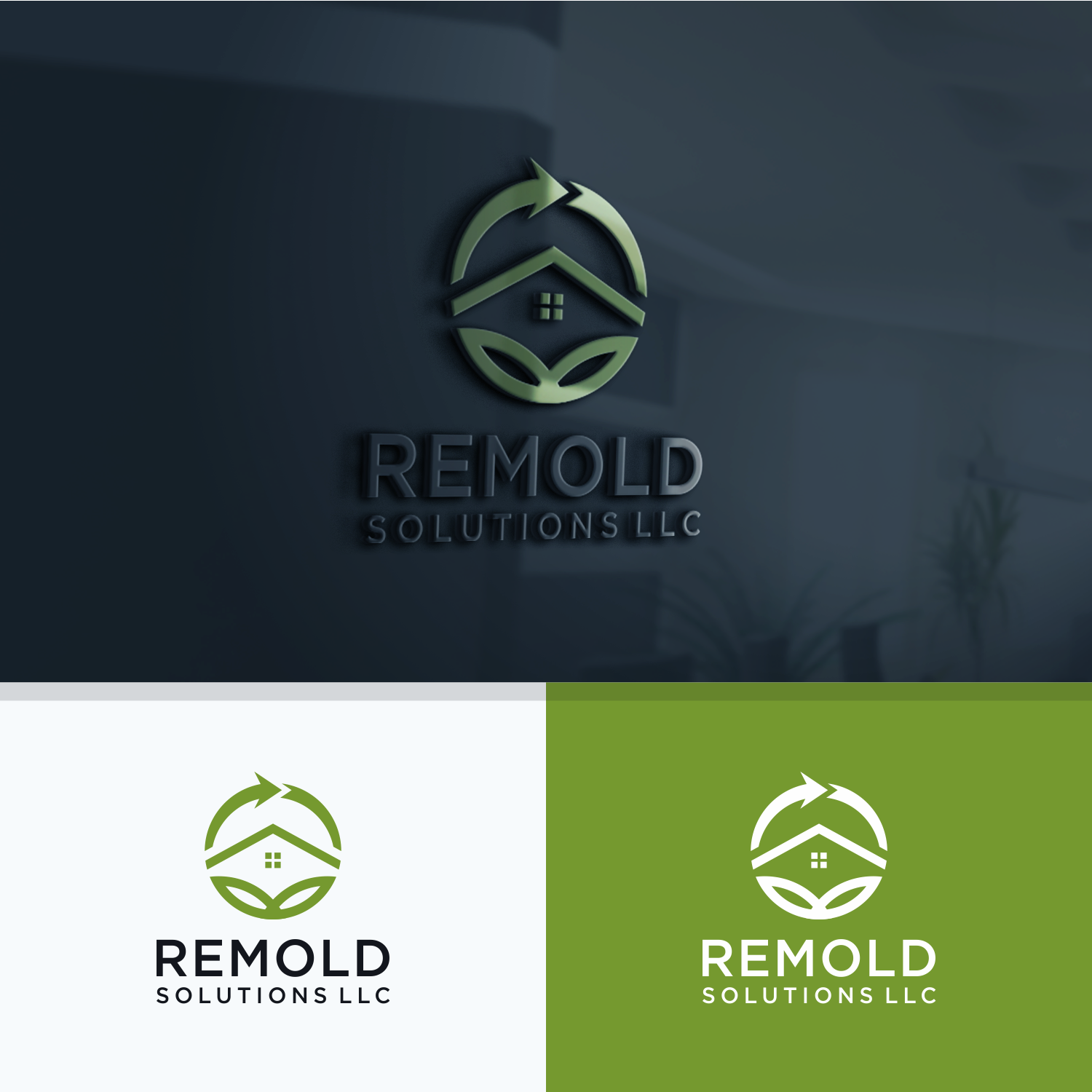 Remold Solutions LLC Logo Design by Malikart Remold Solutions LLC Logo Design in Logo Design Inspiration by Malikart