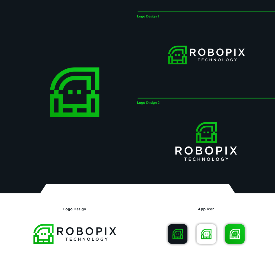 Robopix Logo Design in Logo & Brand Identity Inspiration by Malikart