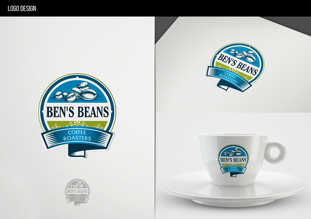 Bens Beans logo by Nenad Bens Beans logo in Logo Design Inspiration by Nenad