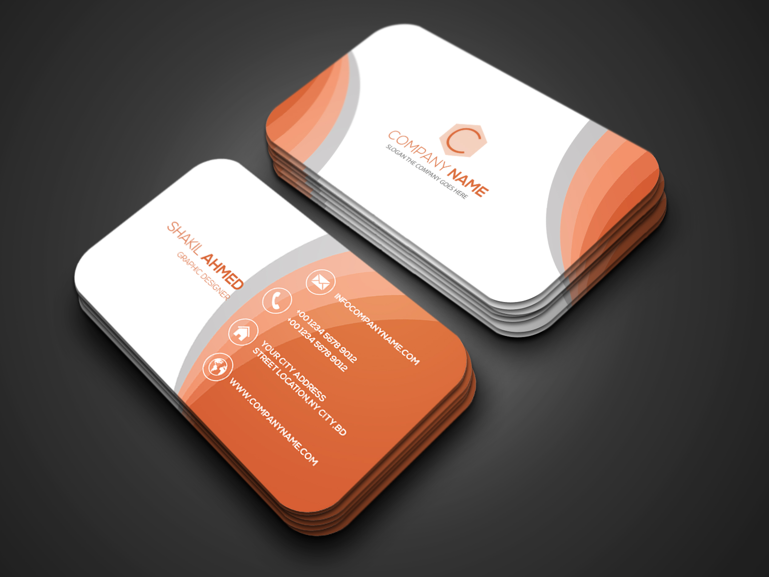 business by Nssayemadihan™ business in Business Card Design Inspiration by Nssayemadihan™