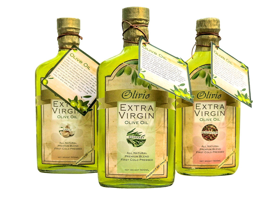 Olivio Oil bottle label by Evan Olivio Oil bottle label in Packaging Design Inspiration by Evan