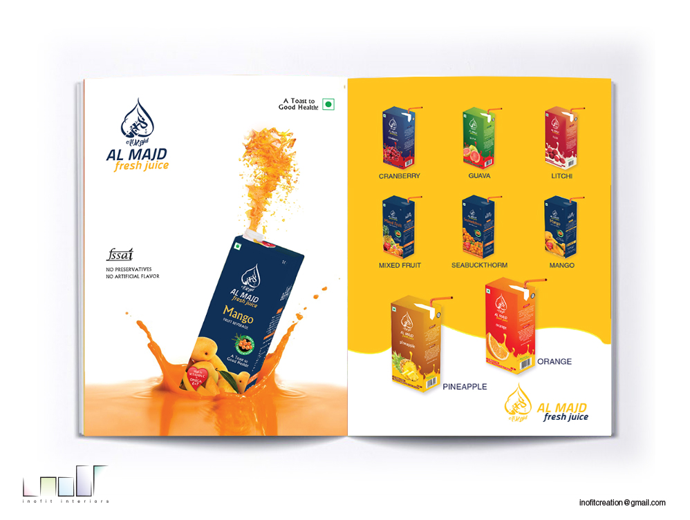 Juice Catalogue by Saleem Sali Juice Catalogue in Brochure Design Inspiration by Saleem Sali