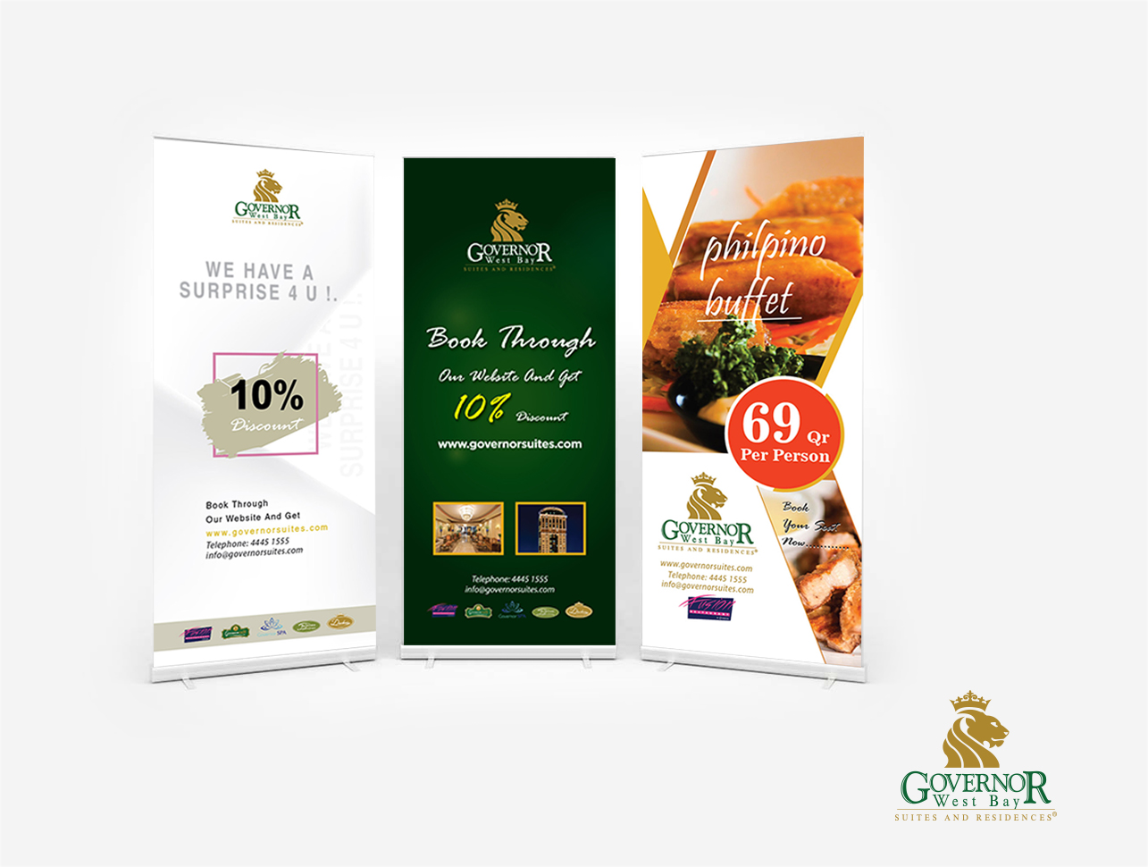 Governor Hotel in Banner ad Design Inspiration by Saleem Sali