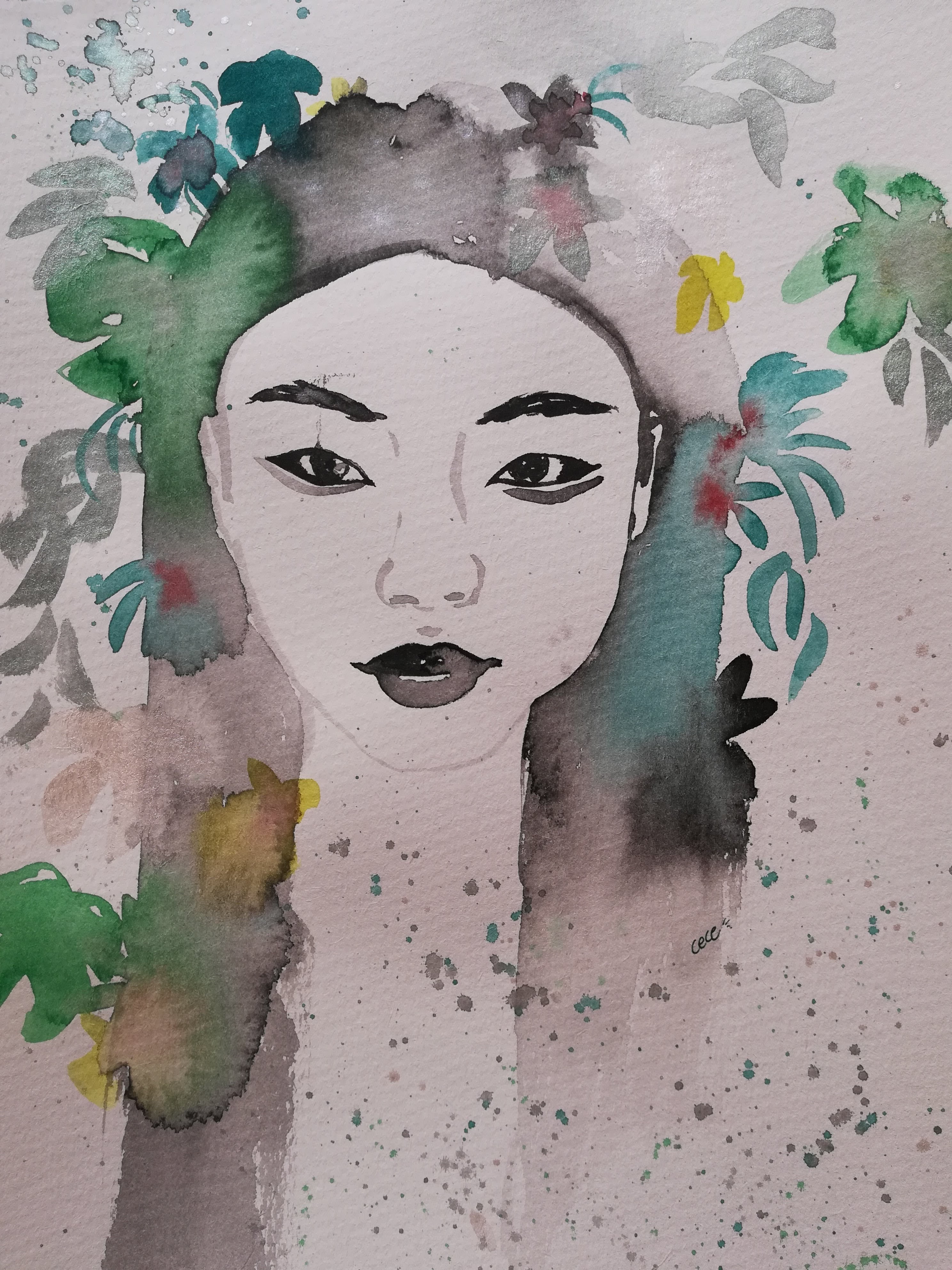 Let me stay in Digital Painting Inspiration by Francesca Dal Ben