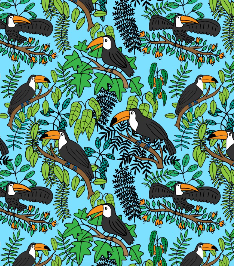 Tropicalia by Gabriela Razazi Tropicalia in Pattern & Surface Design Inspiration by Gabriela Razazi