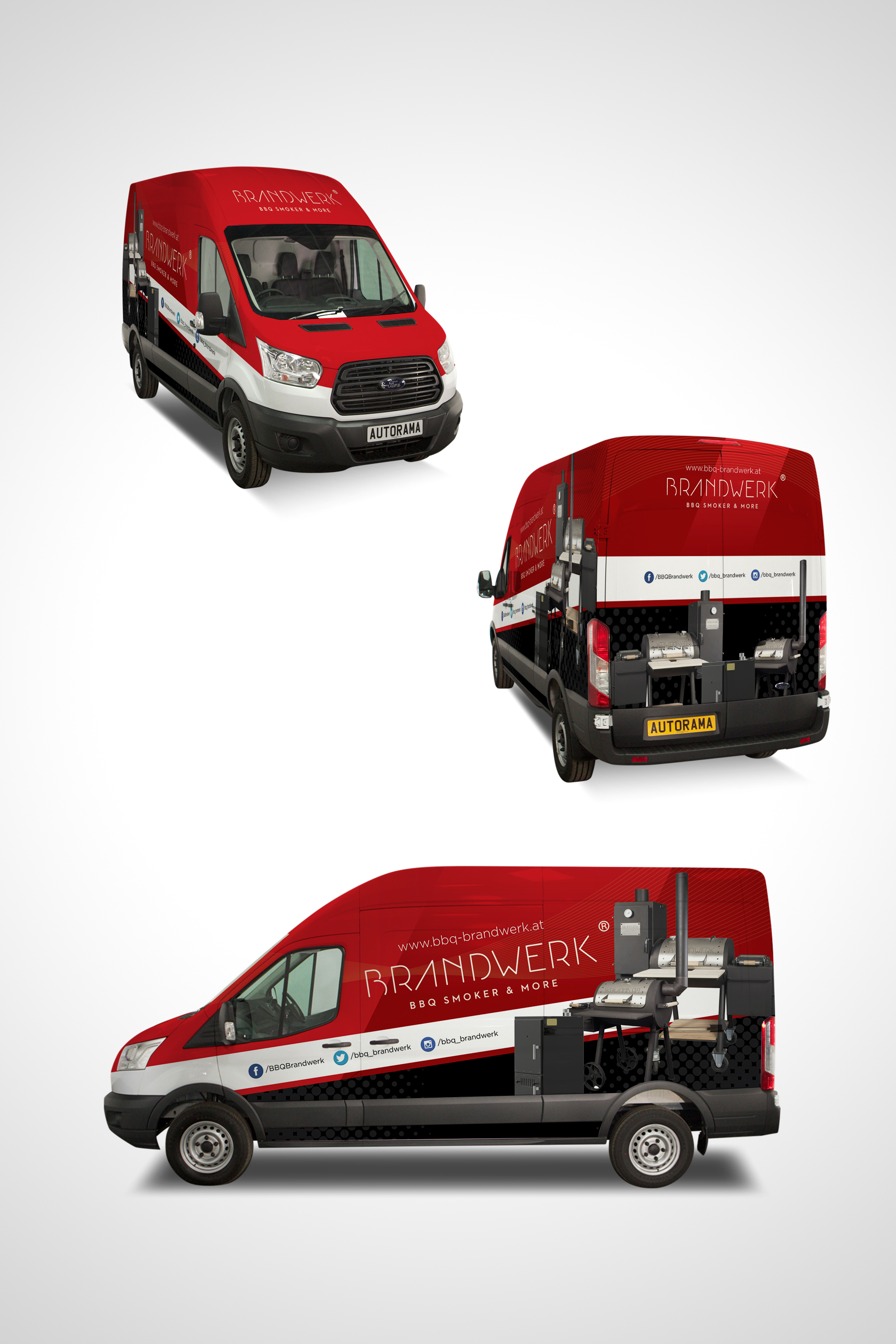 Wrap Design for Custom BBQ Grill Marketing Van by Zul Arifianto Wrap Design for Custom BBQ Grill Marketing Van in Vehicle wrap design Inspiration by Zul Arifianto
