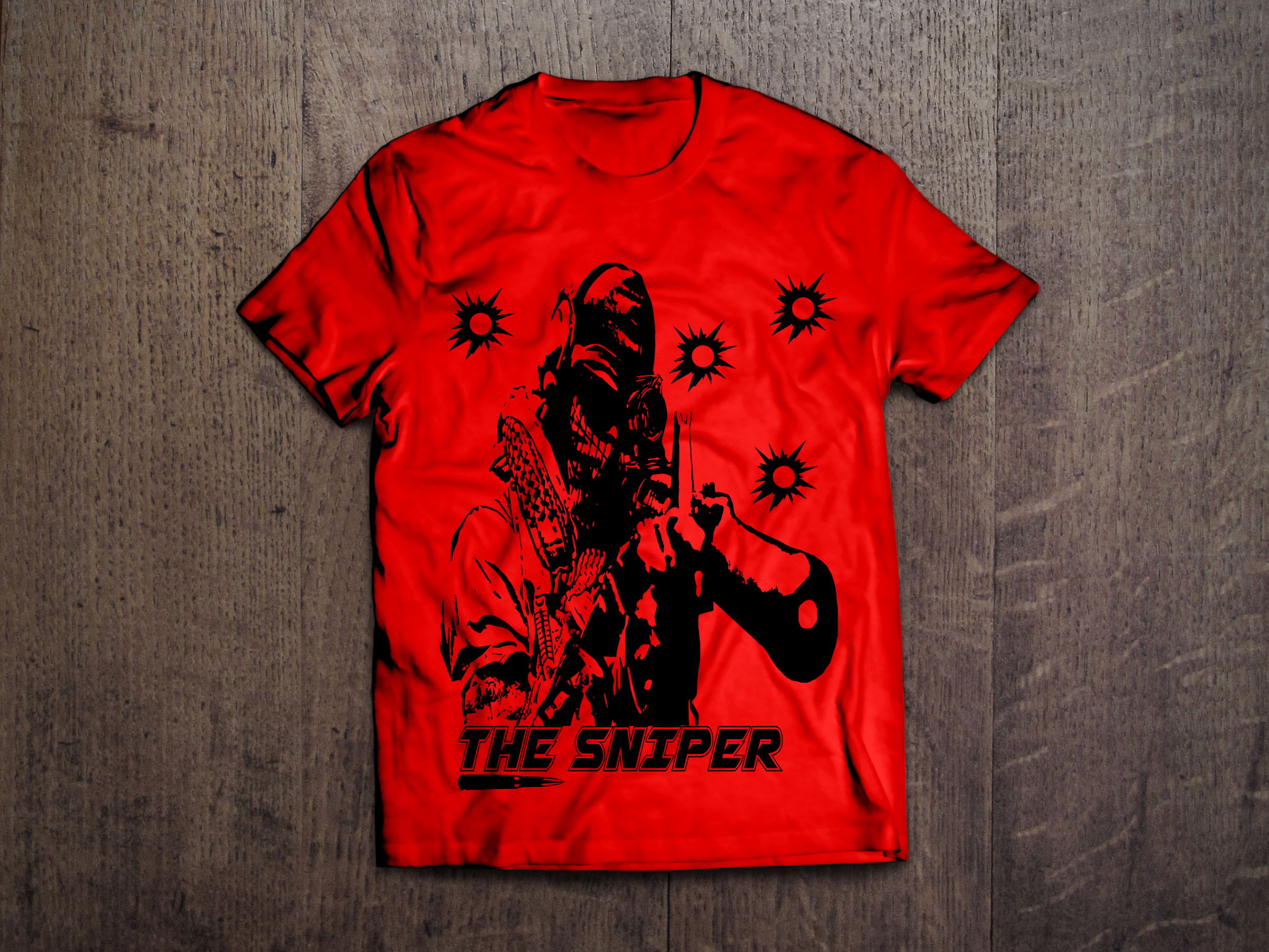 THE SNIPER by Aujiaiman THE SNIPER in T-Shirt Design Inspiration by Aujiaiman