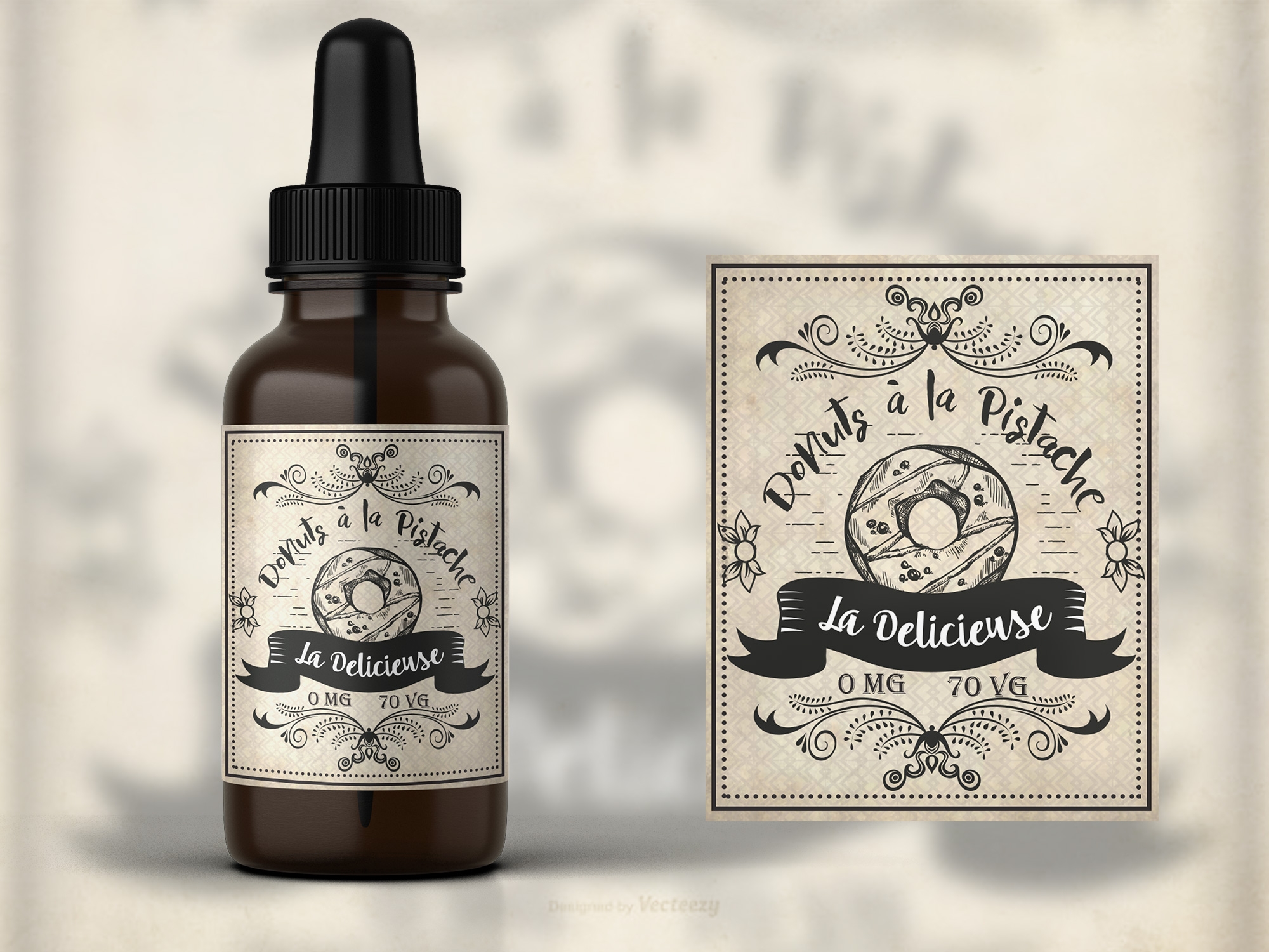 La Délicieuse by Agung Saefudin La Délicieuse in Label Design Inspiration by Agung Saefudin