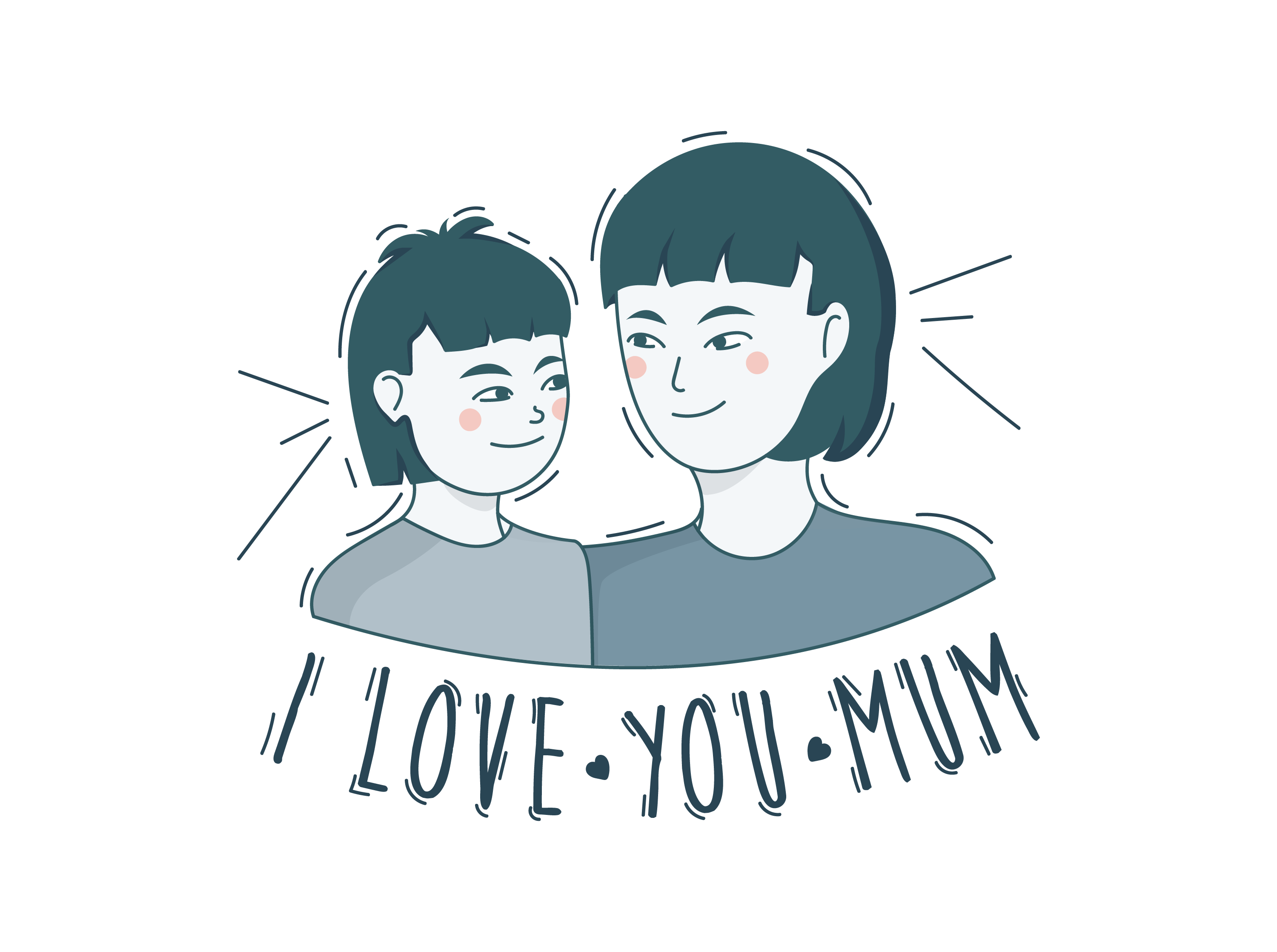 Mother's Day in Illustration and Graphics Inspiration by Naz Ramiz