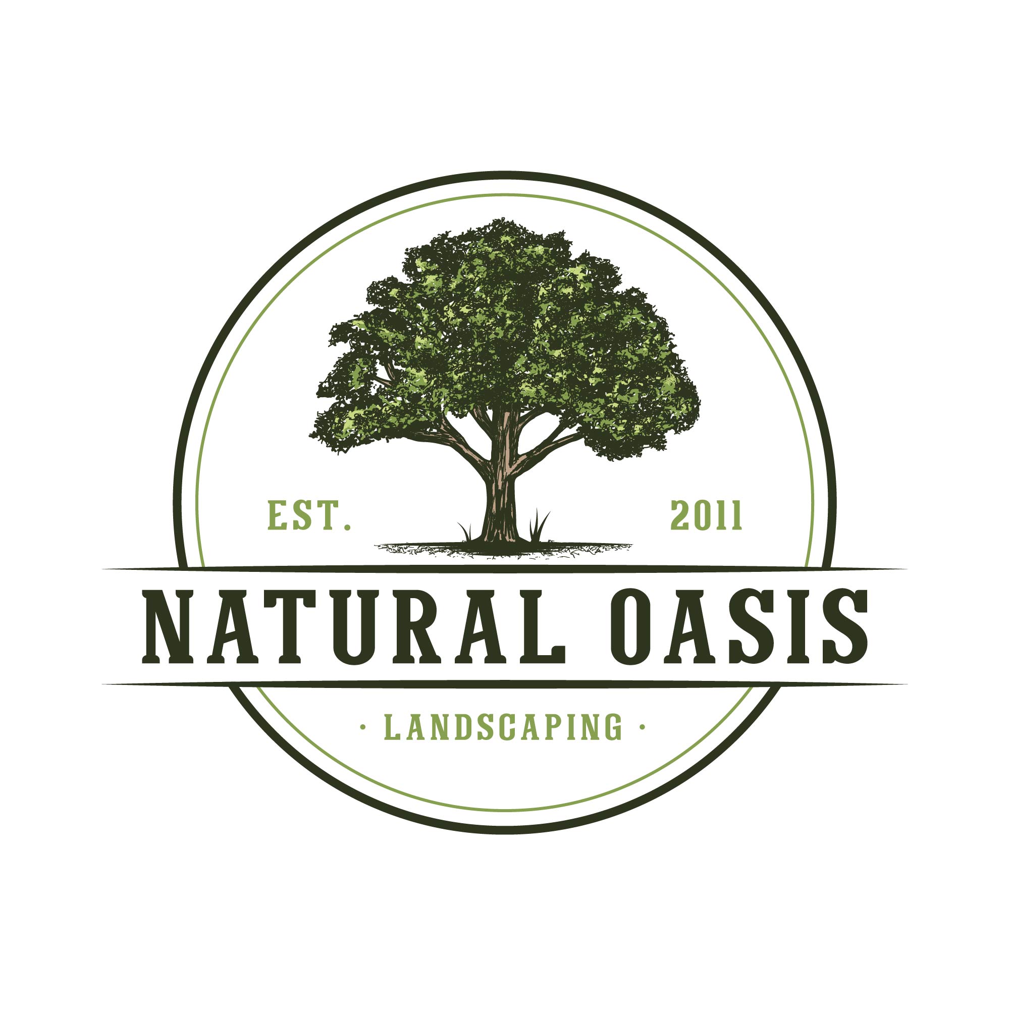 TREE VINTAGE FOR NATURAL OASIS LANDS in Logo & Brand Identity Inspiration by Fransiskasari