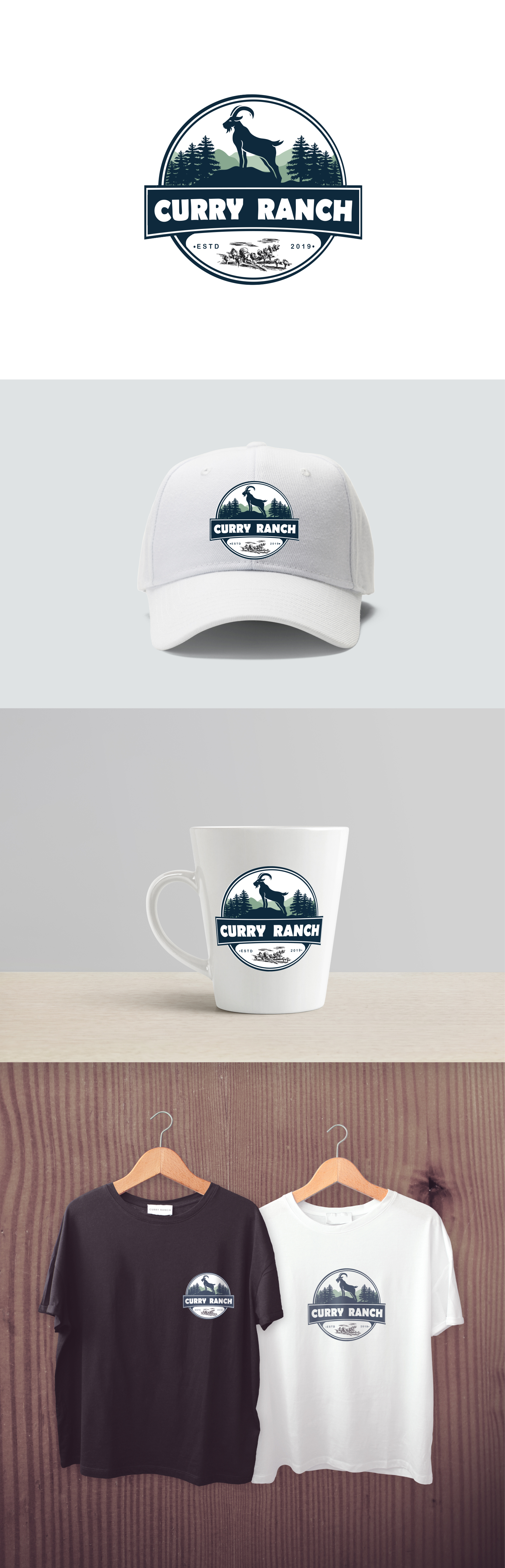 Curry Ranch Logo in Logo & Brand Identity Inspiration by Watihendrawati02