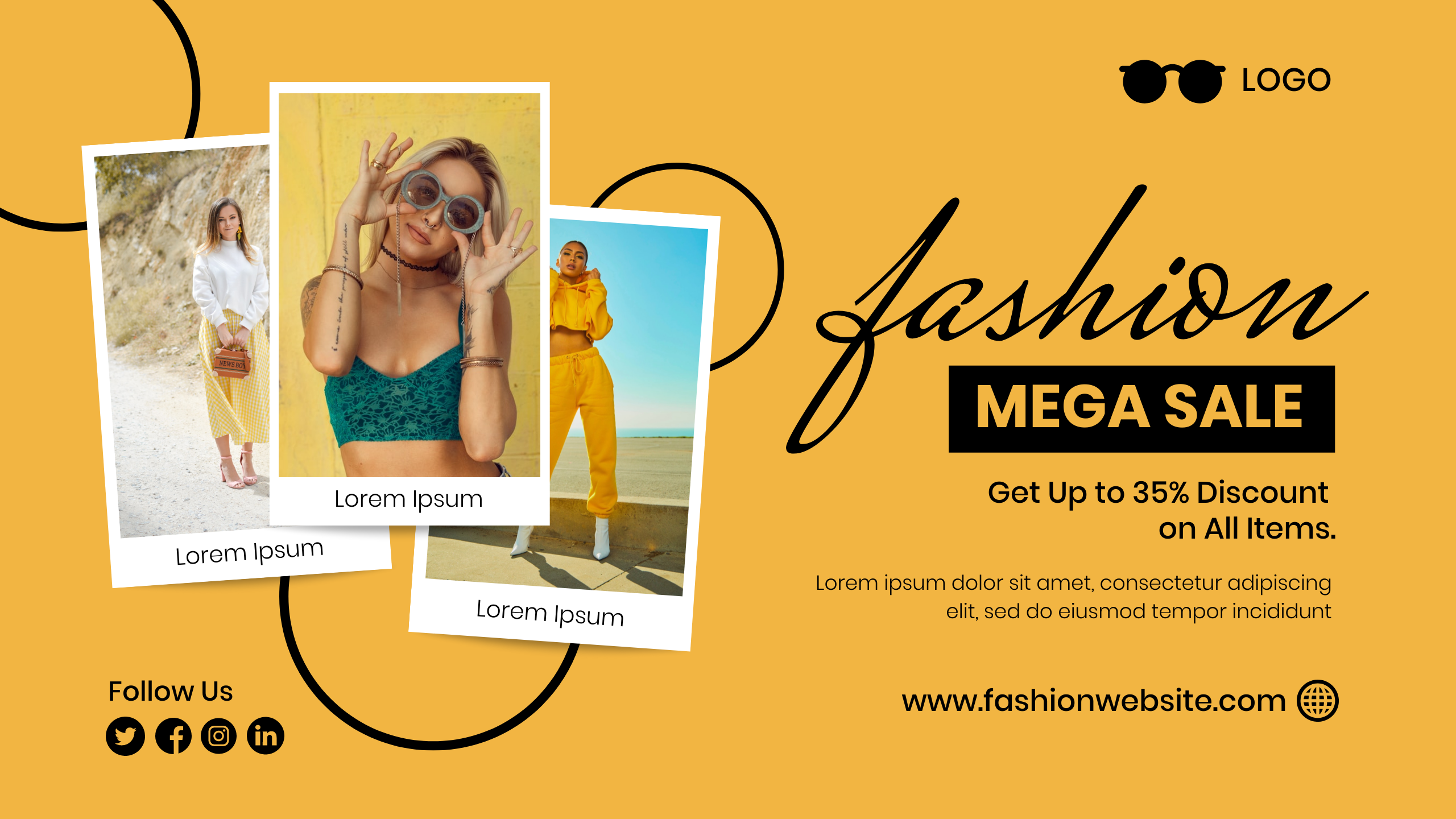 Fashion mega sale by Cynthia Doudet Fashion mega sale in YouTube Channel Art Inspiration by Cynthia Doudet