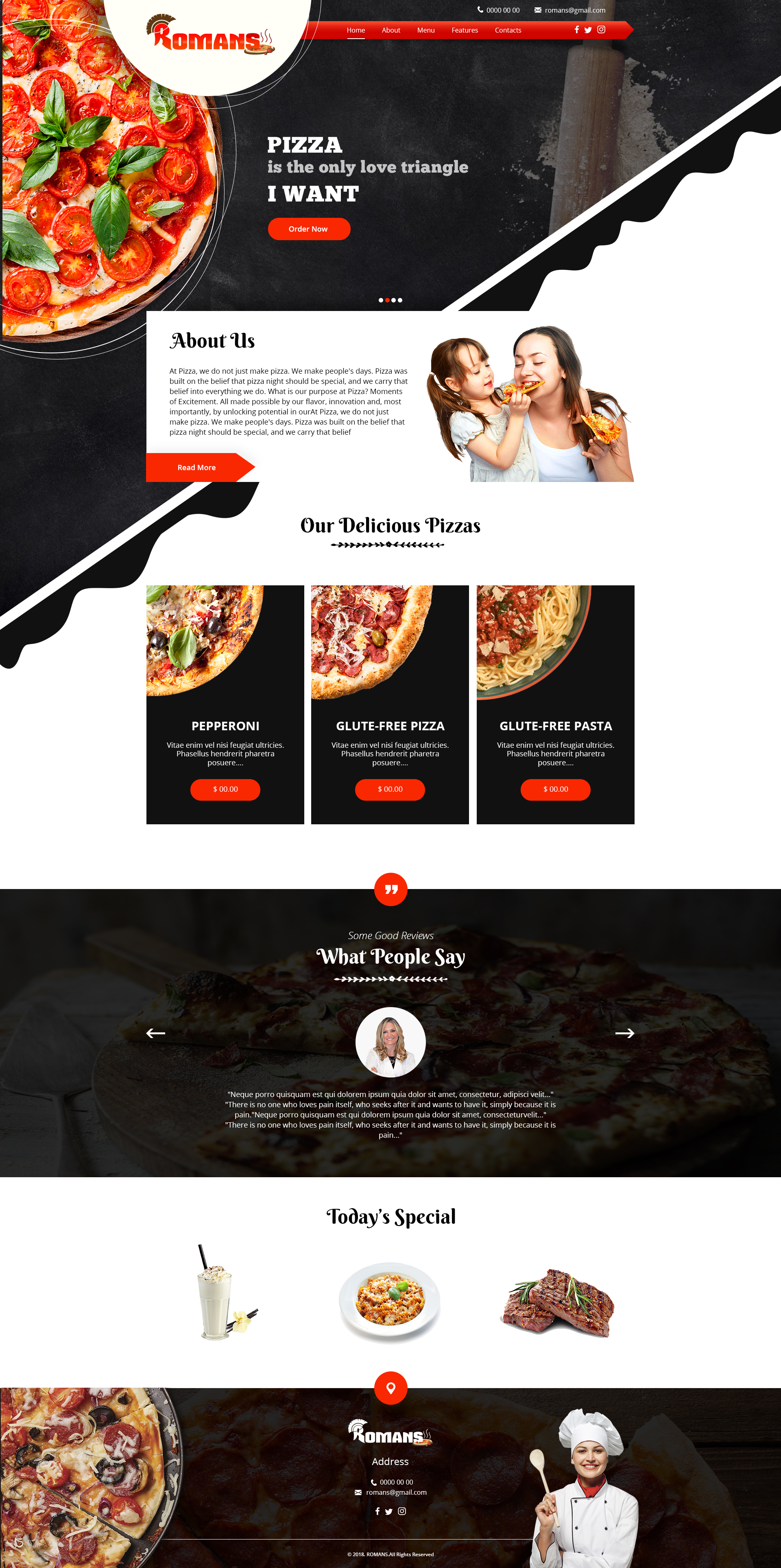 romans_pizza by Sudhi romans_pizza in Website Design Inspiration by Sudhi