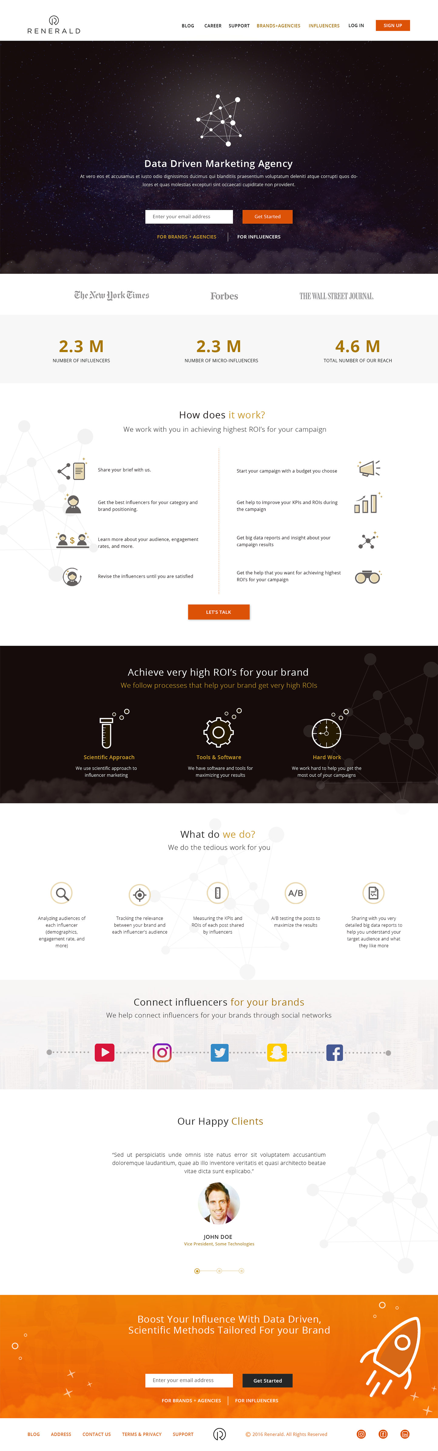 Renerald by Chandu Ch Renerald in Landing page design Inspiration by Chandu Ch