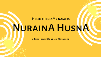 Simple Yellow Artsy in Tag Inspiration by Nuraina Husna Baharuddin