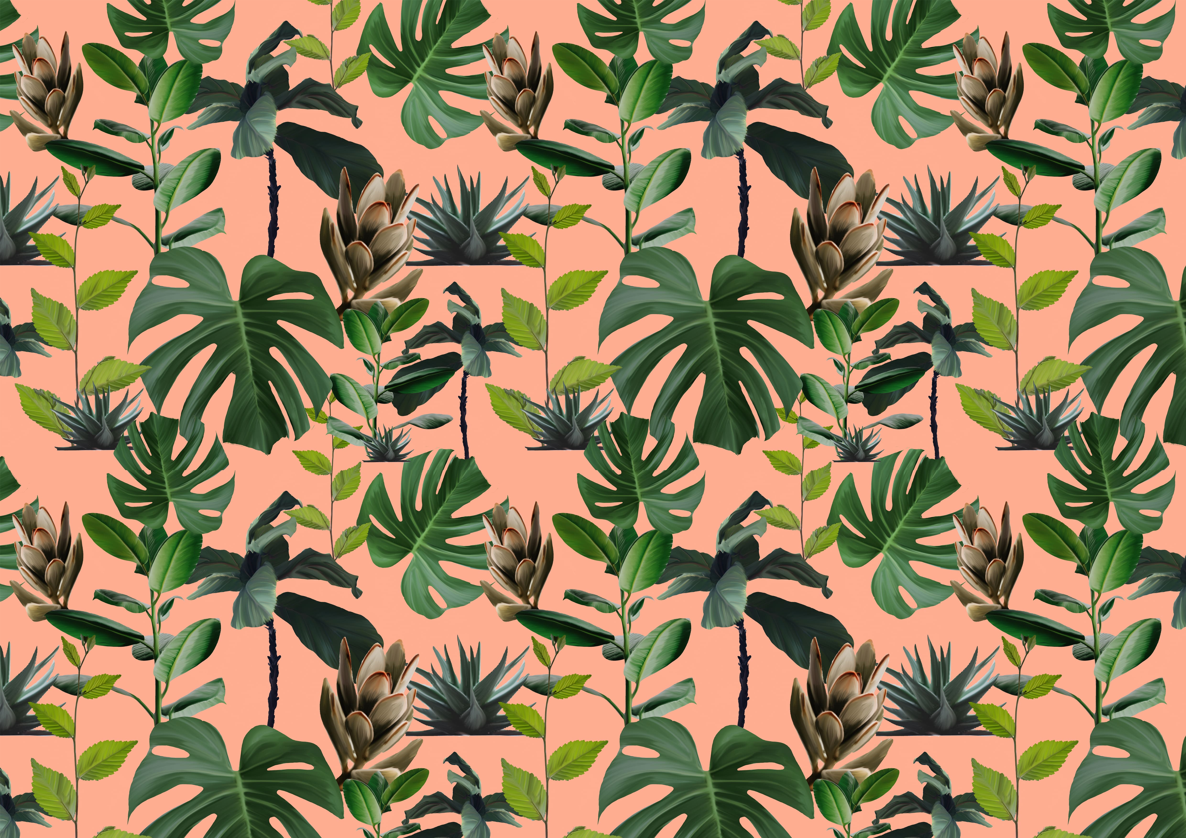 Tropical pink by Paula Jara Tropical pink in Pattern & Surface Design Inspiration by Paula Jara