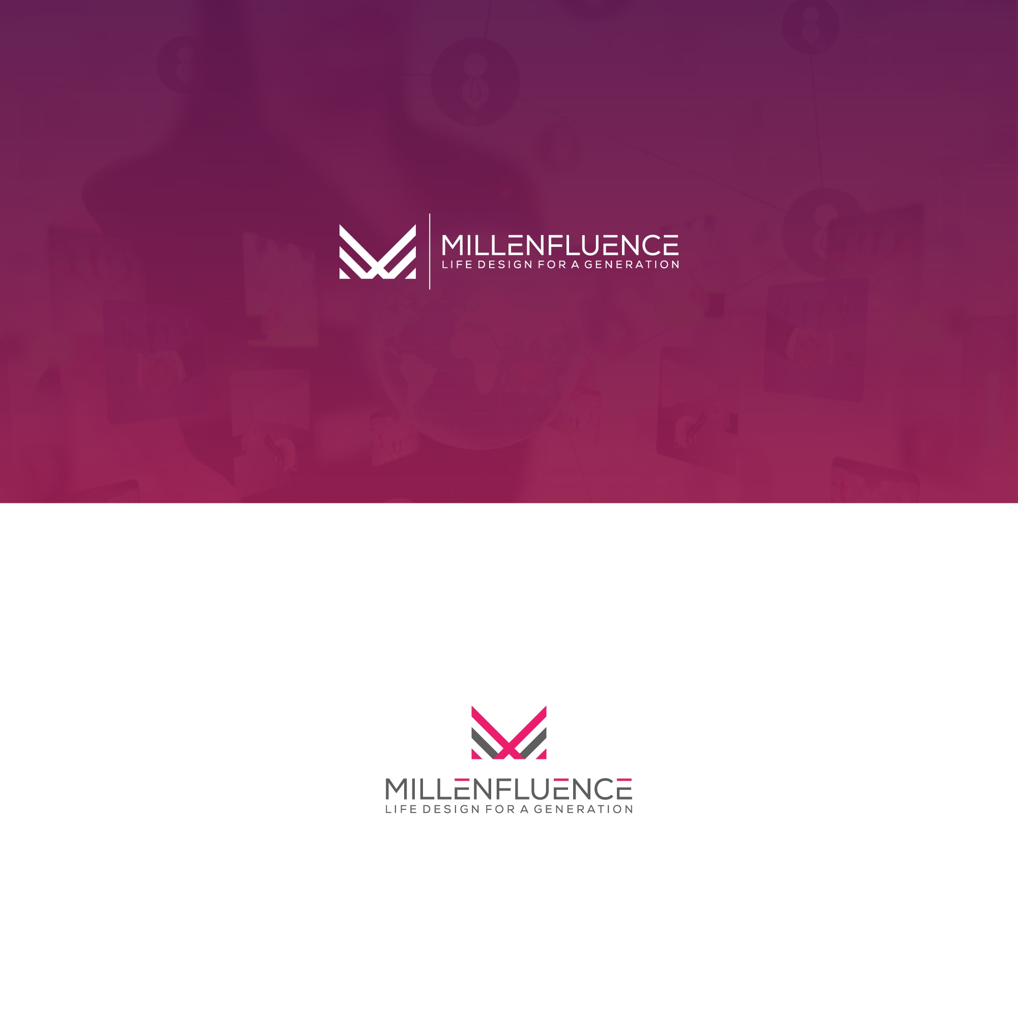 MILEENFLUENCE in Logo & Brand Identity Inspiration by A N G G E L Art